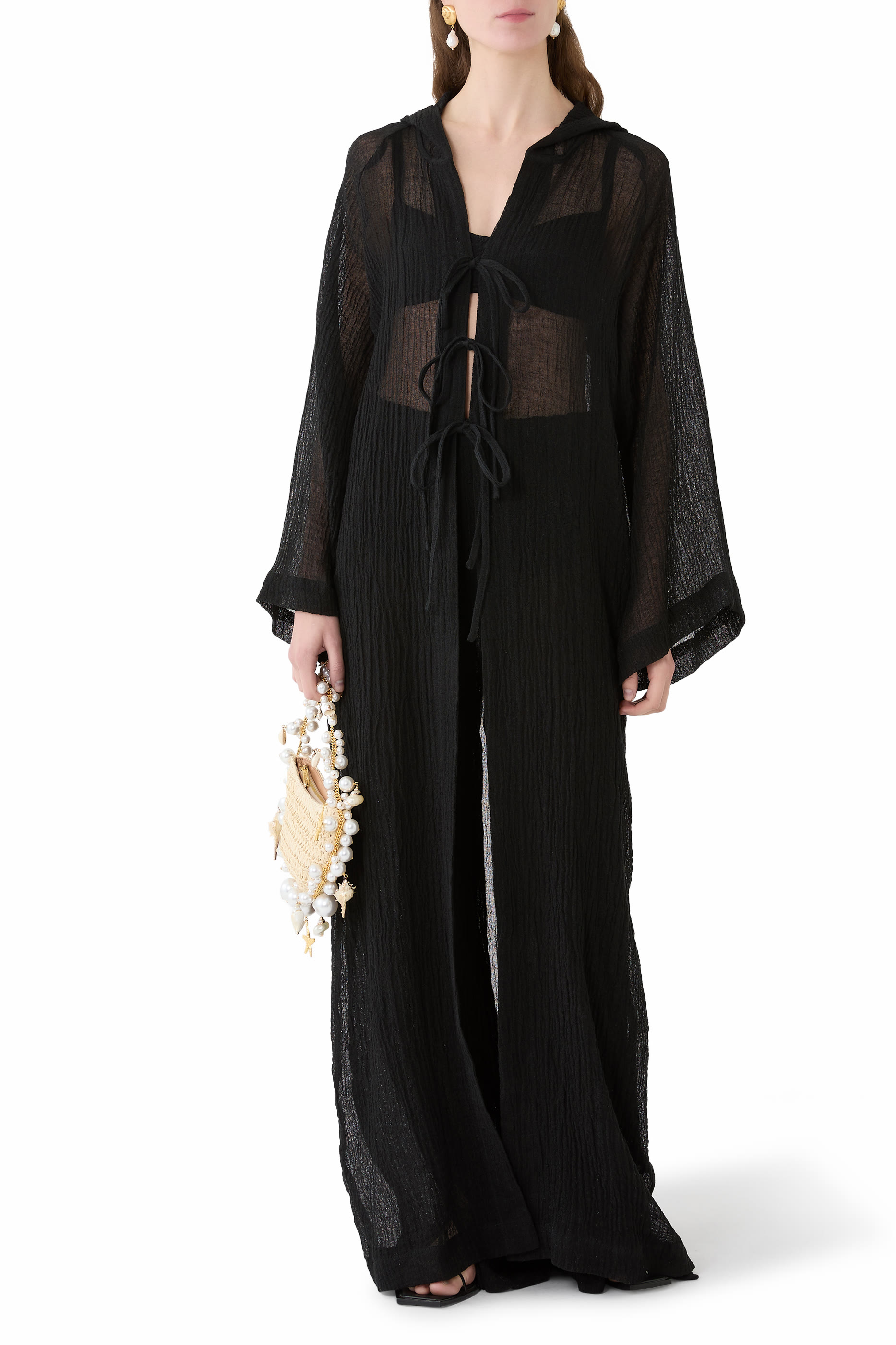 كاب للارتداء فوق ملابس السباحة كريب