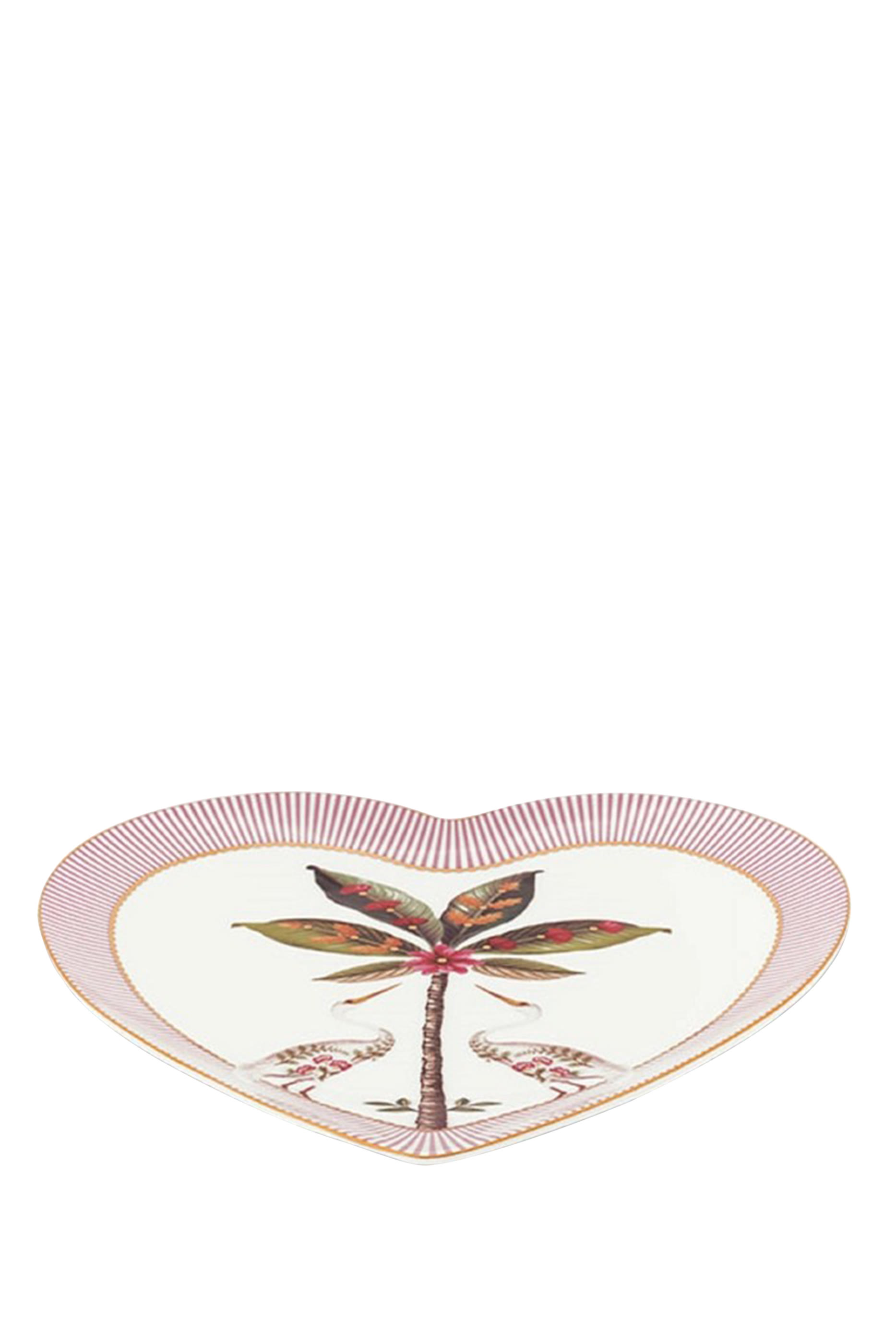 طقم أطباق لا ماجوريل بتصميم قلب