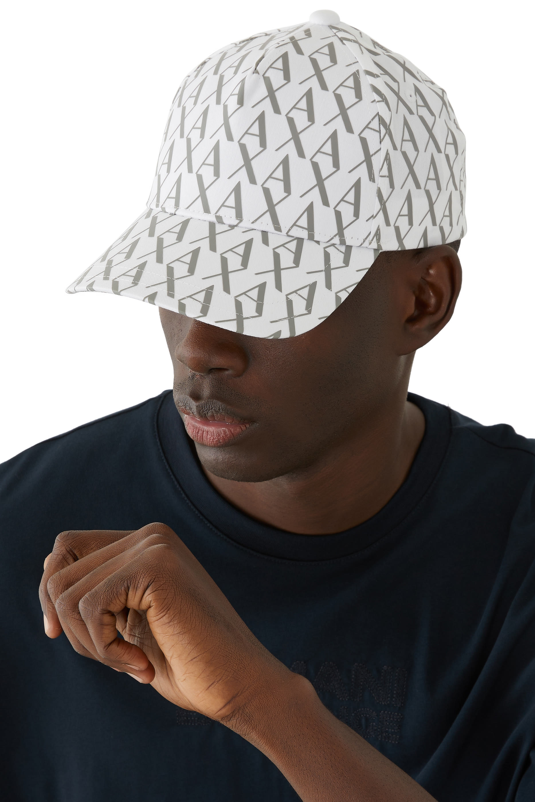 قبعة بيسبول بشعار الماركة بالكامل