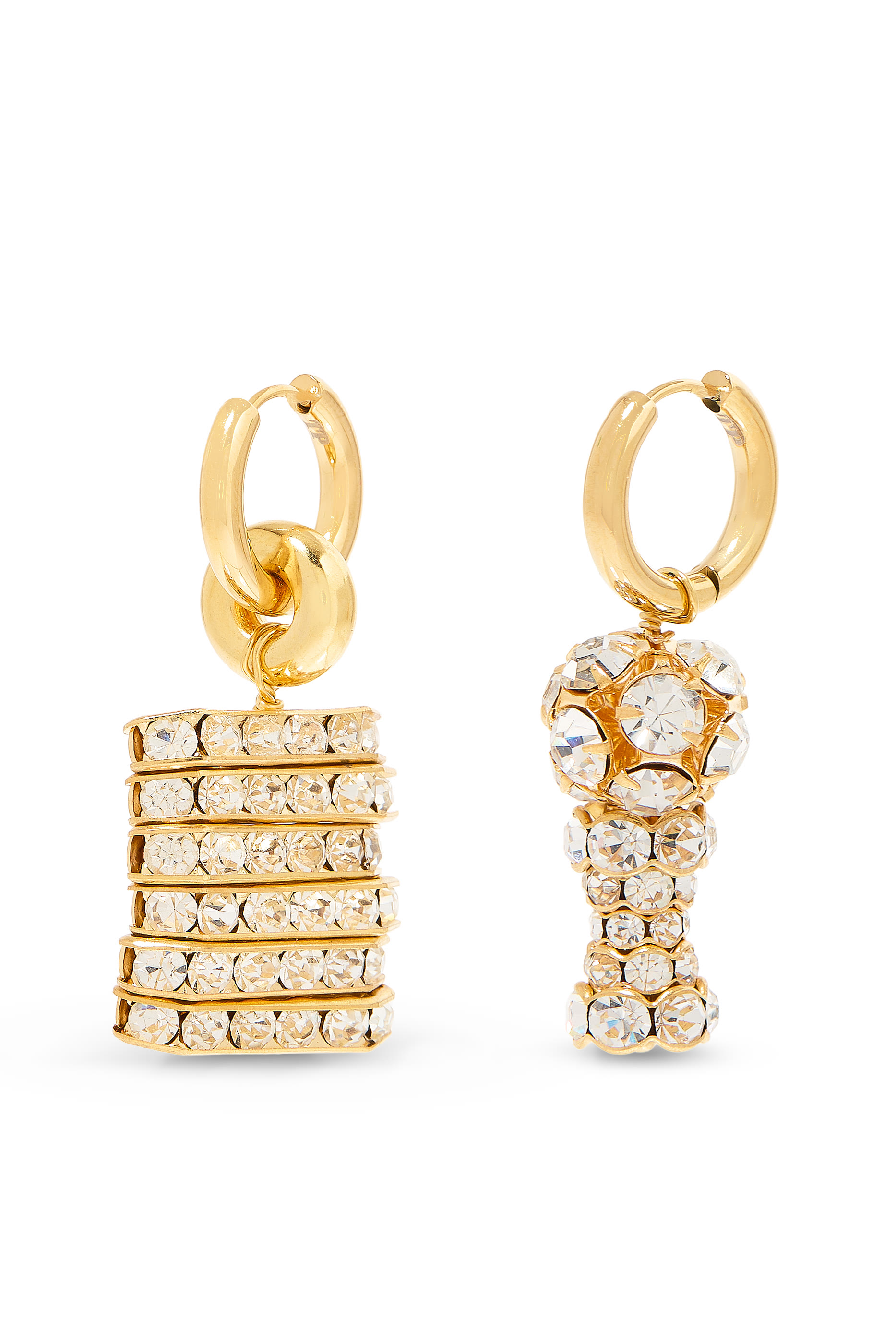 أقراط دائرية لاين اند كيوب