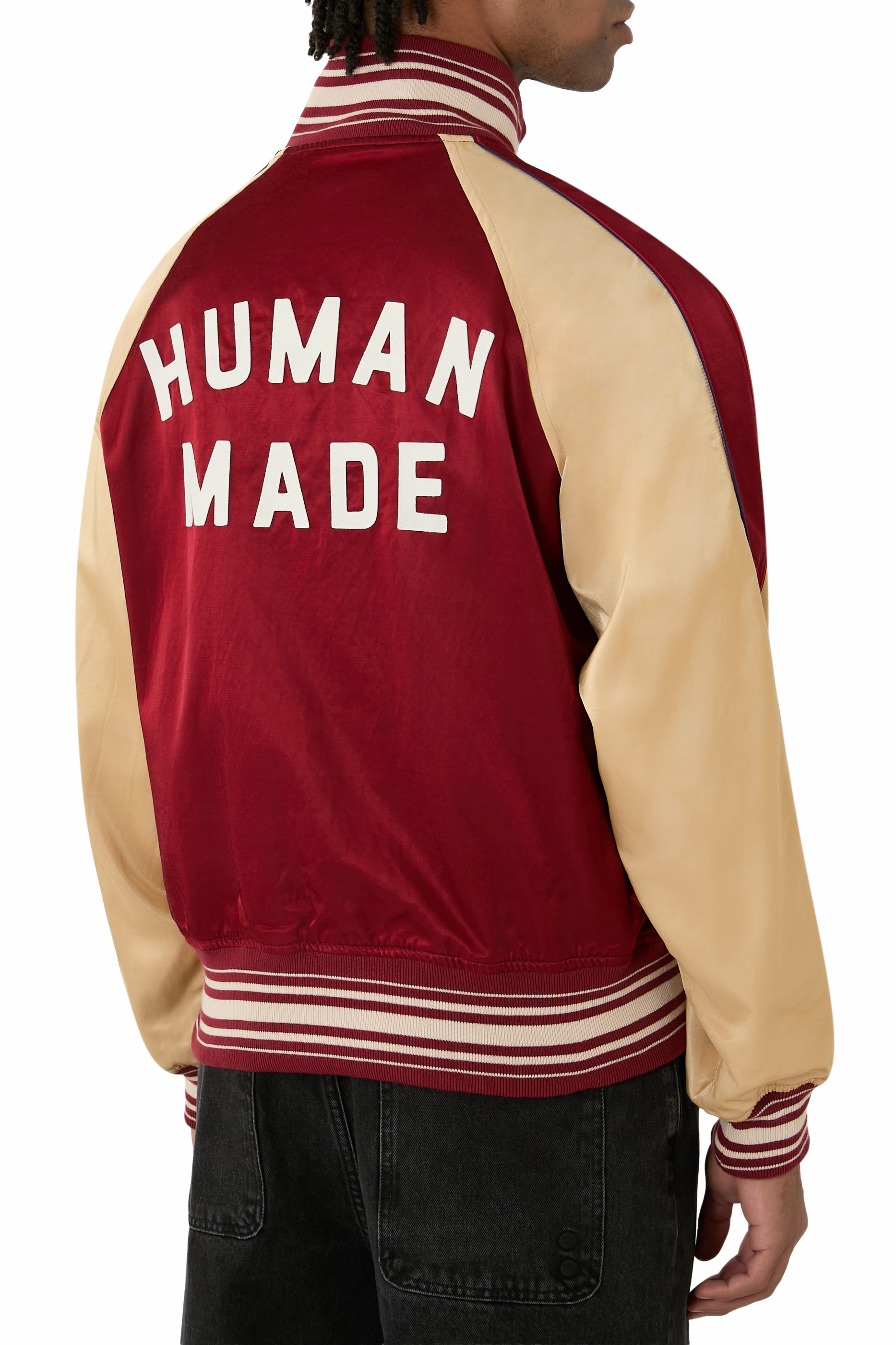 جاكيت بتصميم بوجهين ساتان