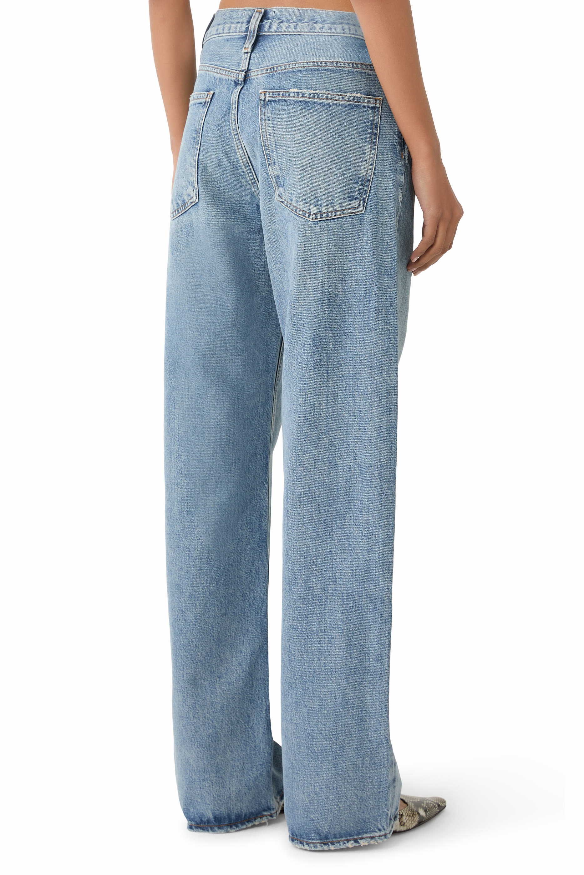 بنطال جينز آرك بتصميم متقاطع