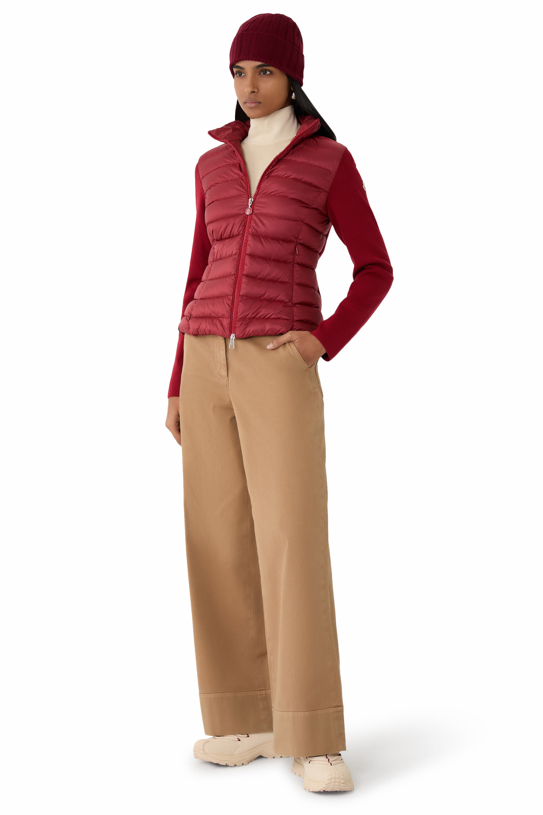 كارديغان مبطن صوف