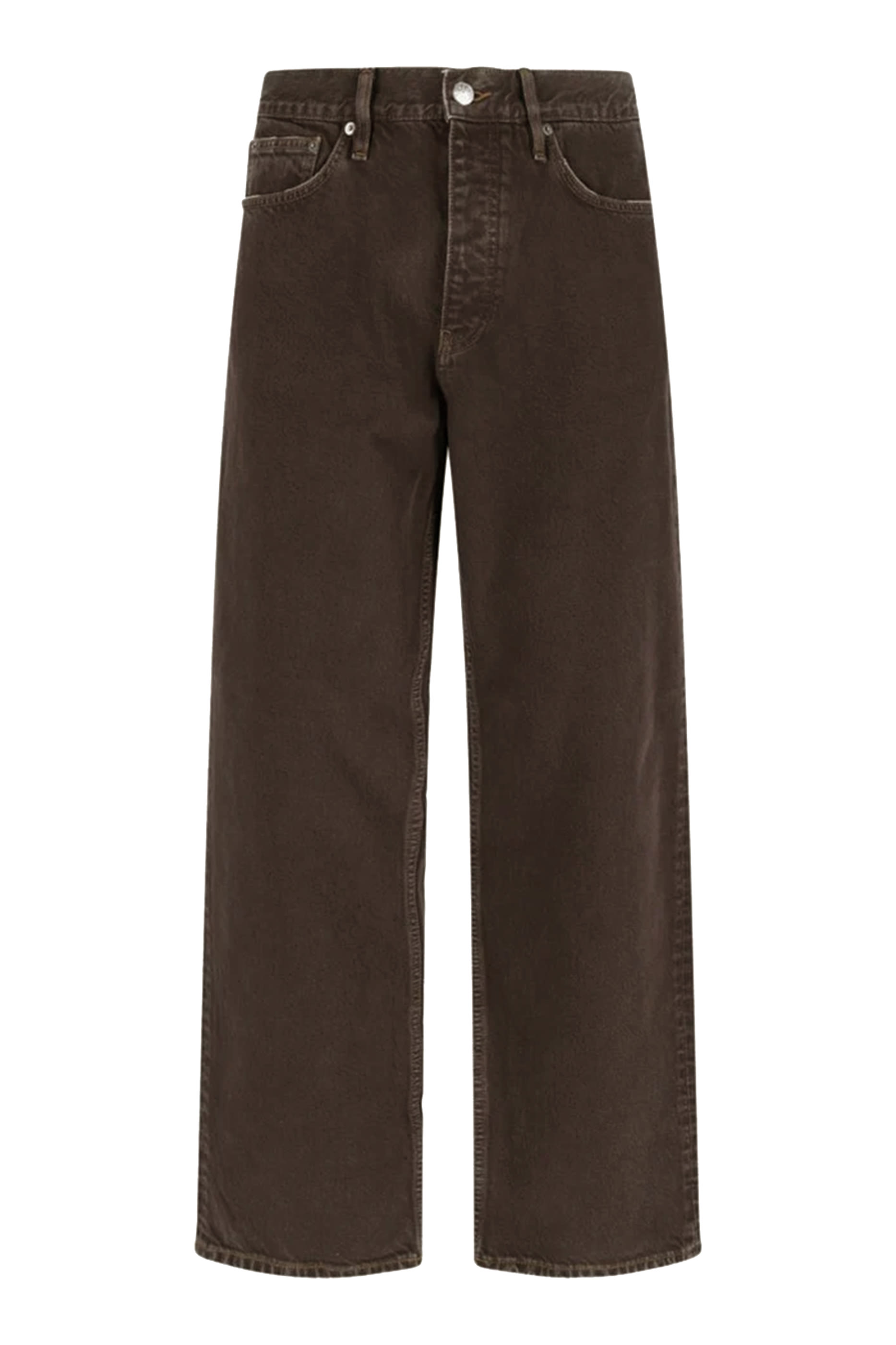 بنطال بتفاصيل ممزقة بخمسة جيوب 