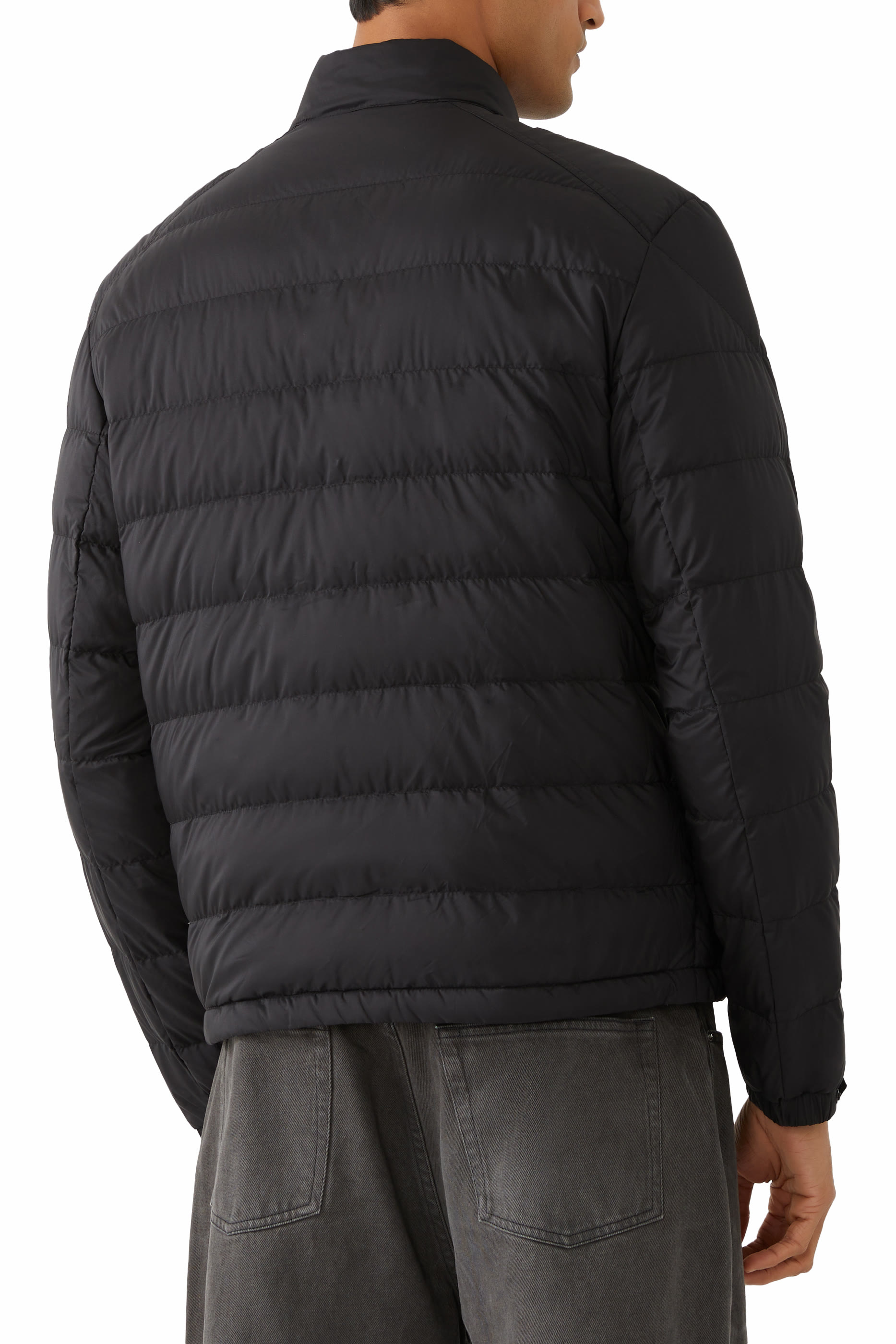 جاكيت قصير بتصميم مبطن بالزغب