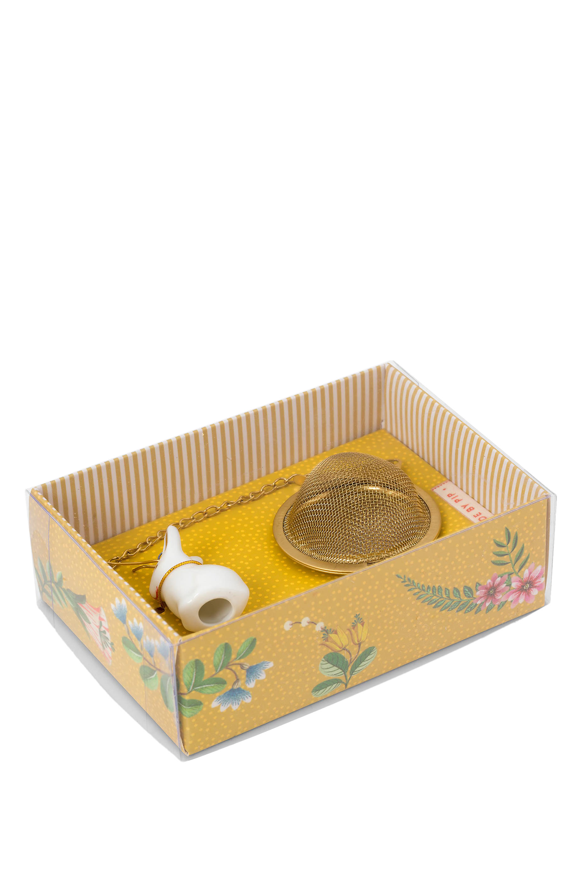 طقم مصفاة شاي مزينة بأرنب لا ماجوريل