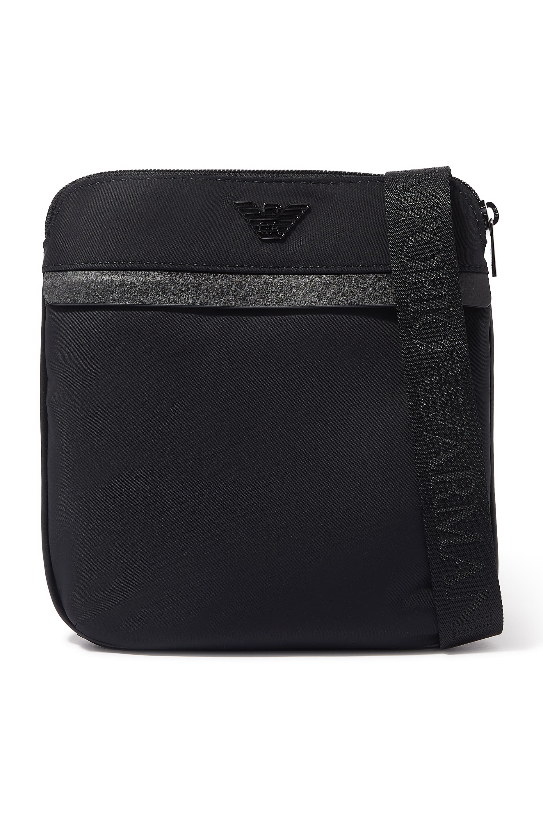 حقيبة كتف مسطحة نايلون معاد تدويره