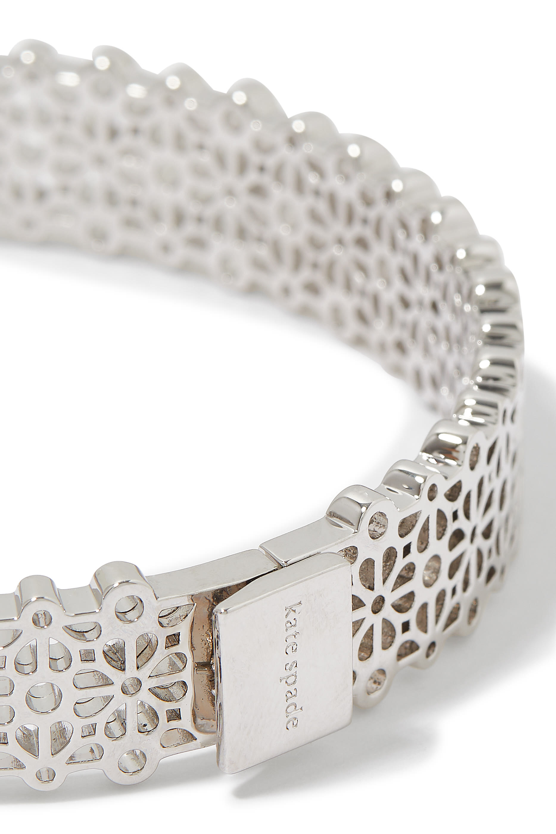 Thin Bangle:Silver:One Size