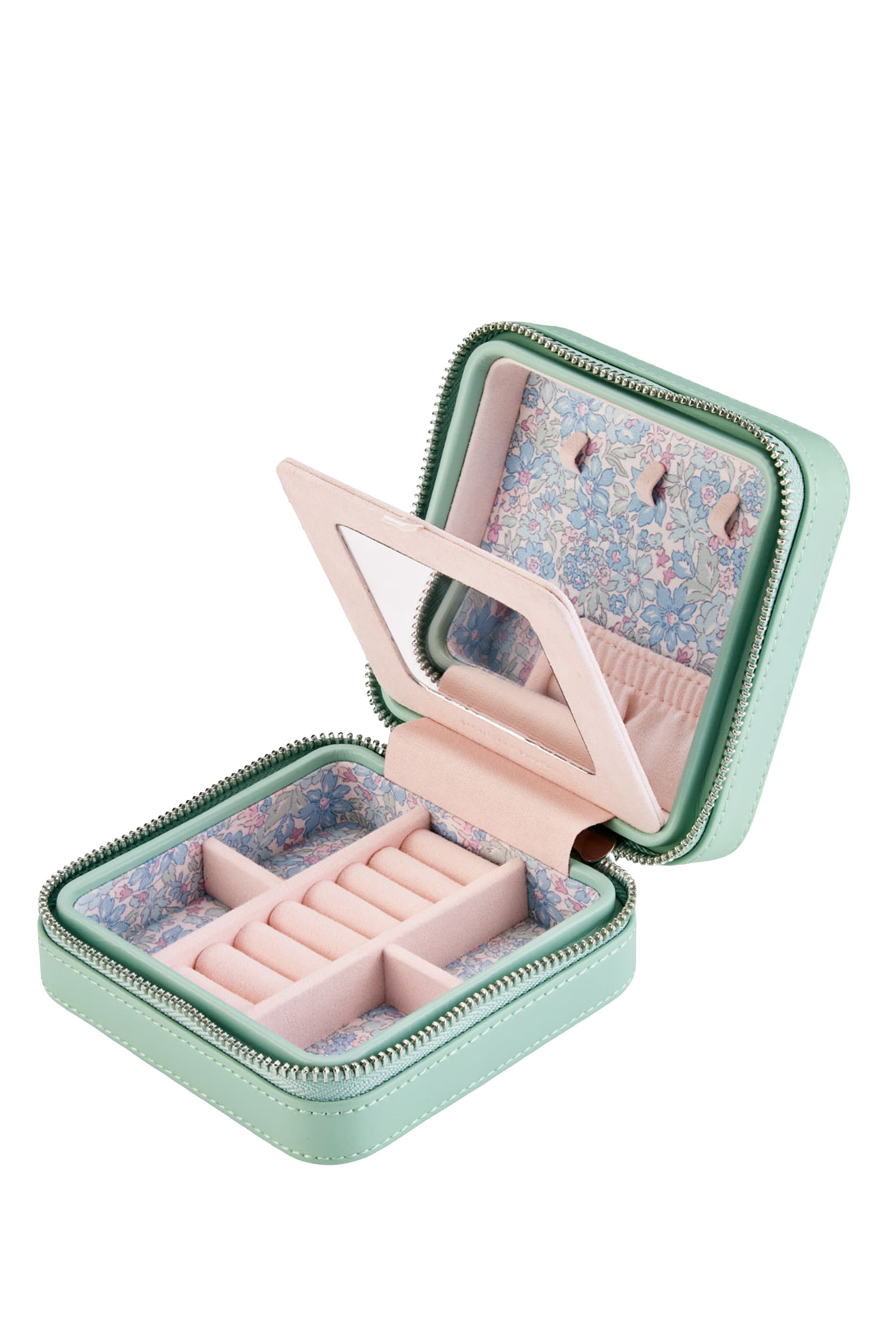 حقيبة مجوهرات ليبرتي للسفر بسحاب، صغيرة