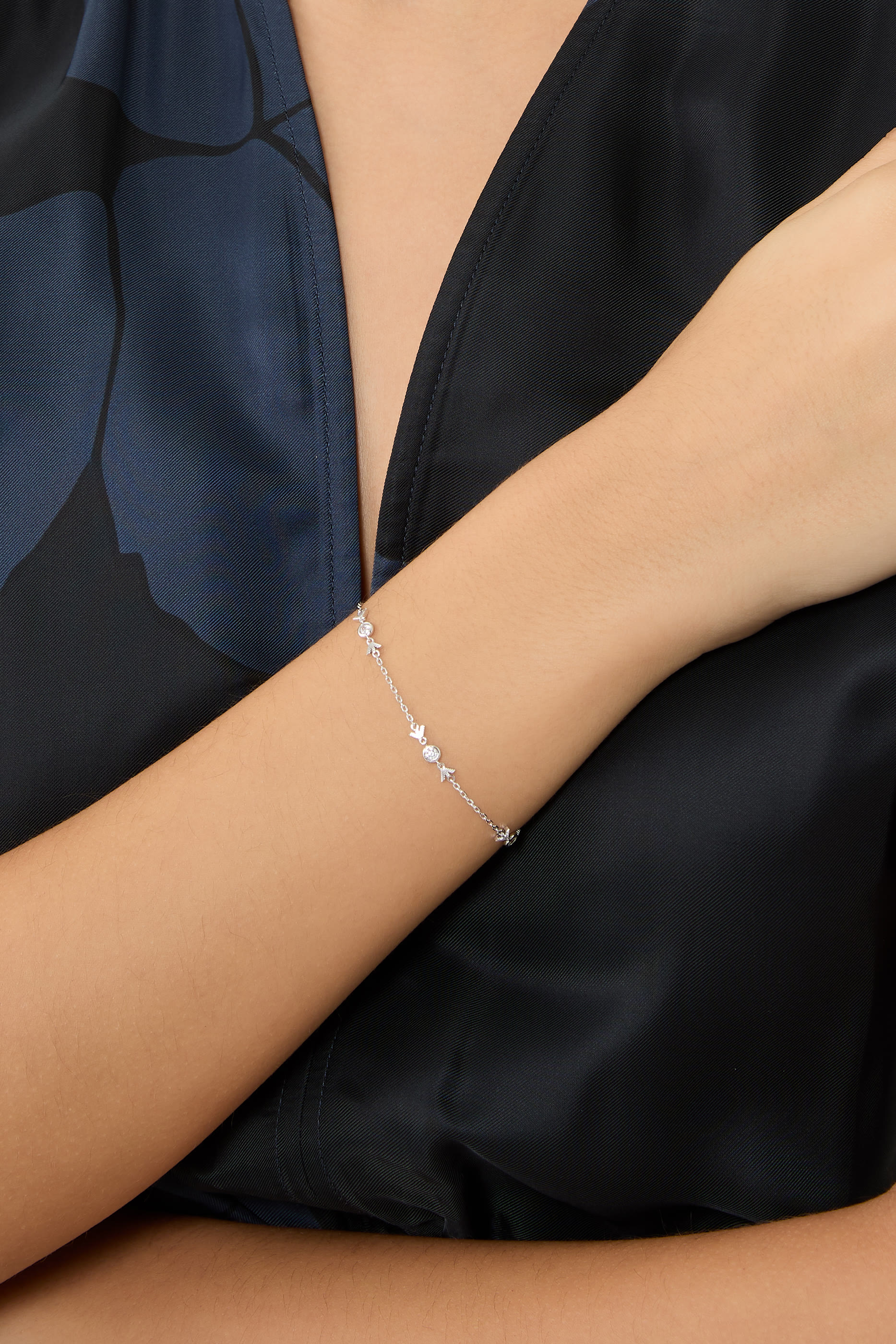 سوار ستيشن فضة إسترلينية