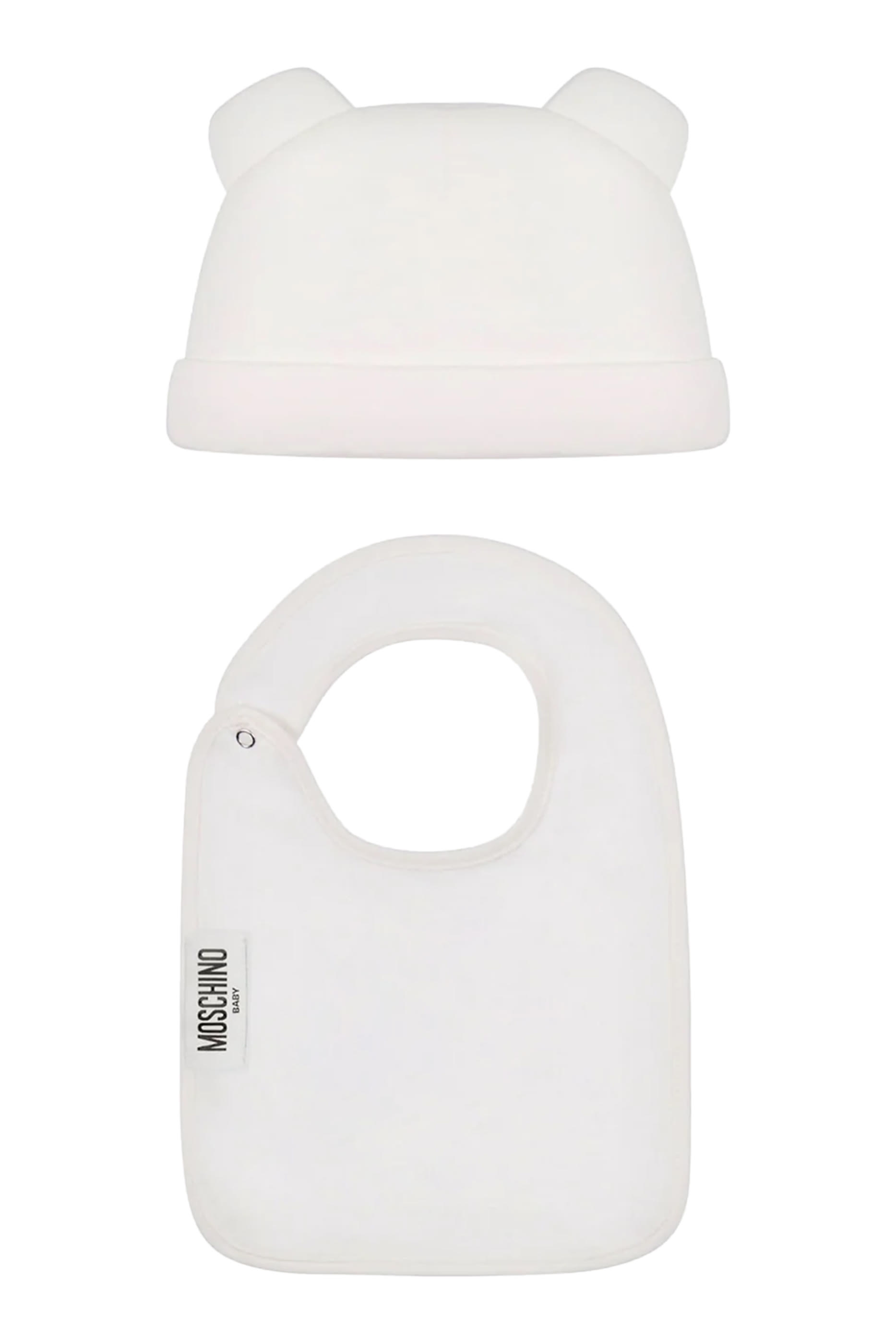 طقم قبعة ومريلة برقعة الدب تيدي للأطفال