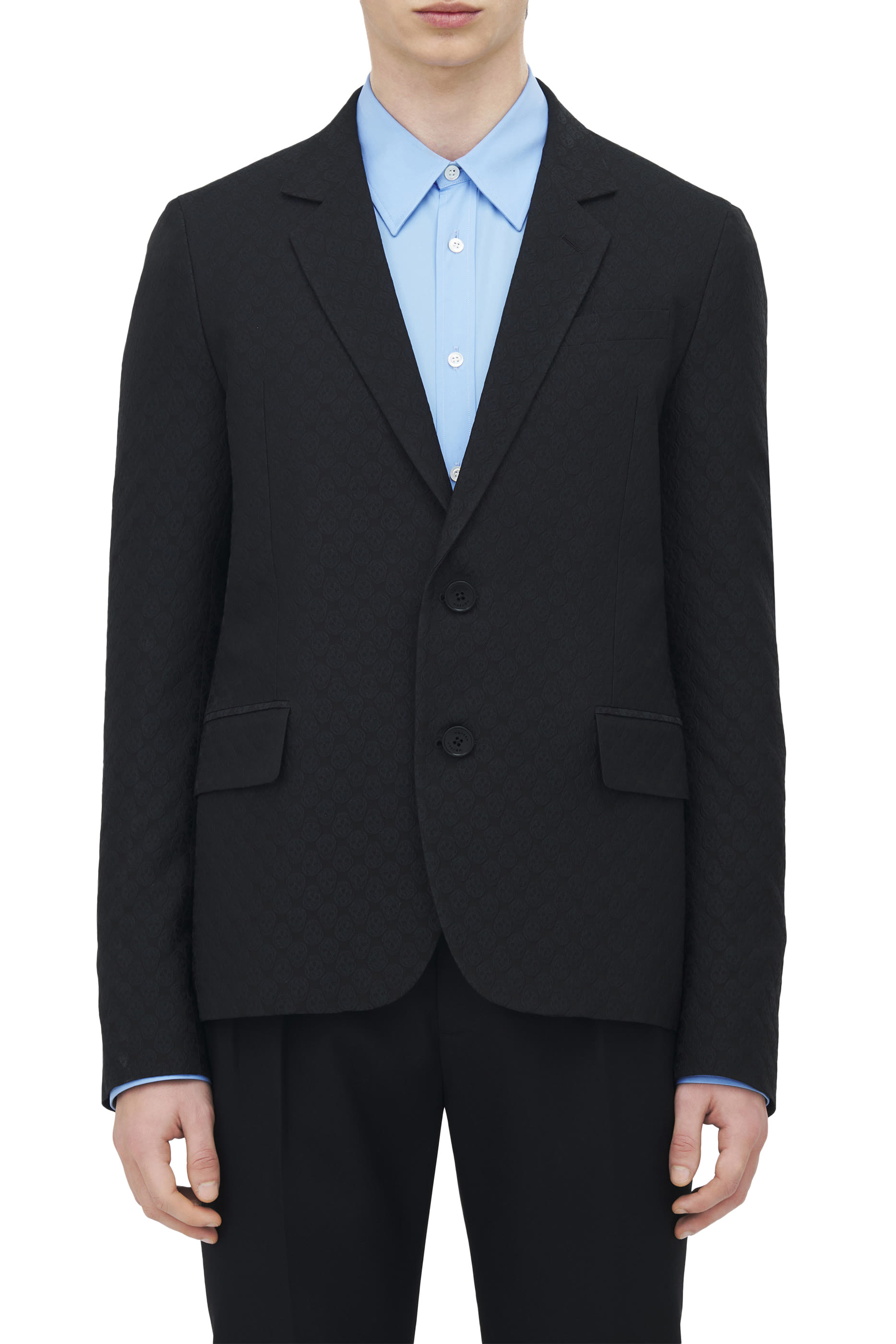 Skull Jacquard Deconstructed Jacket