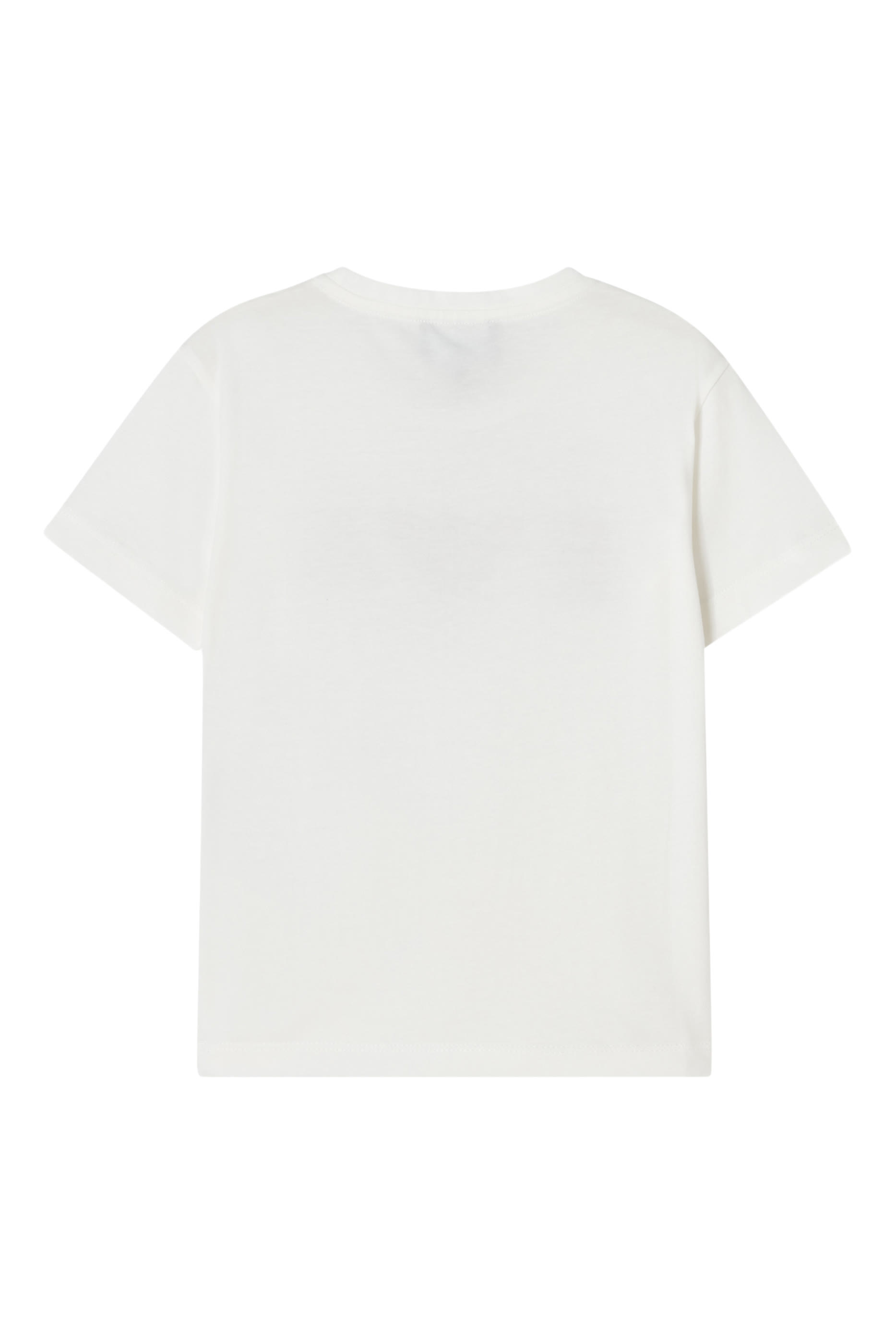  تيشيرت برقعة شعار الماركة كبيرة للأطفال