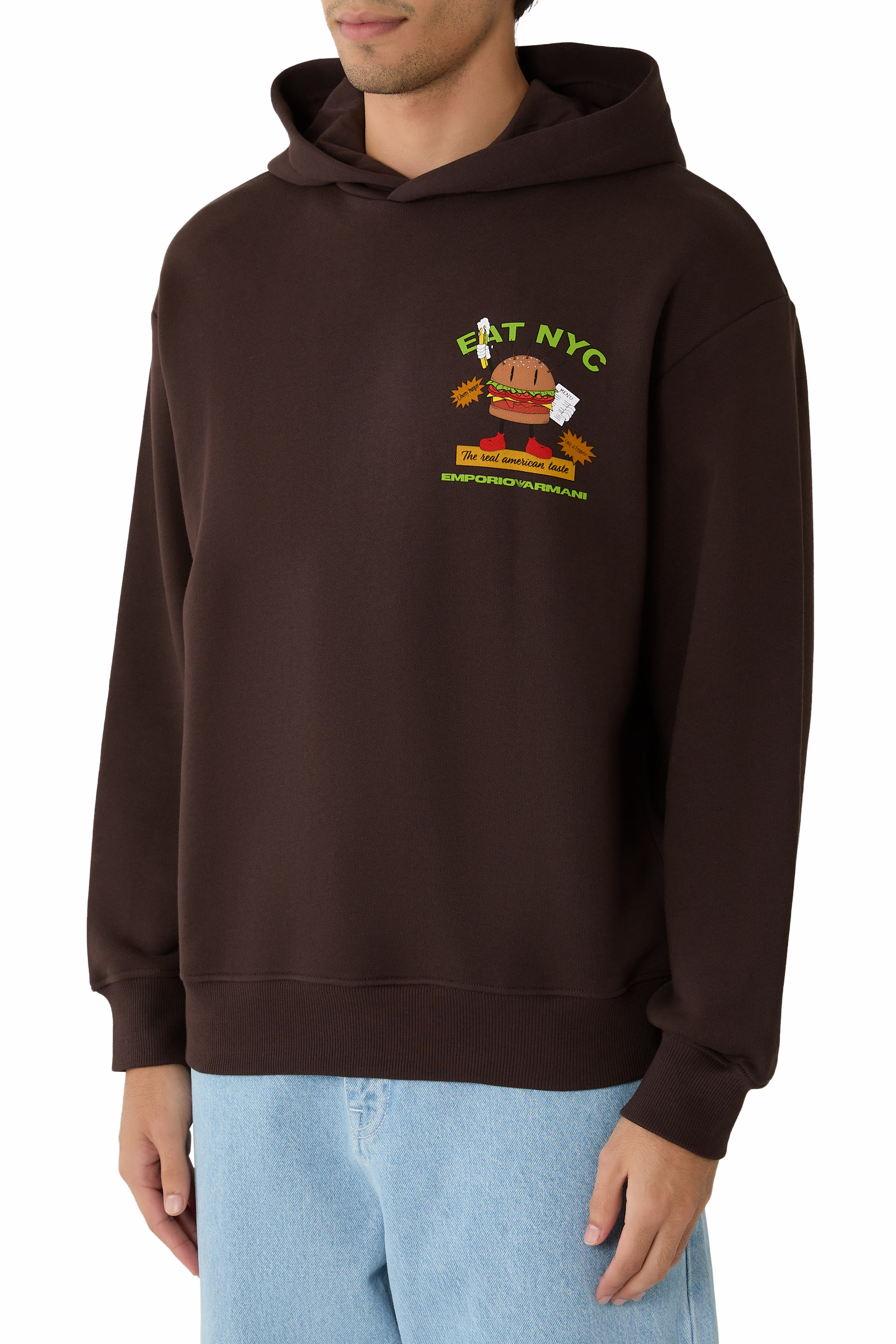 سويت شيرت مجموعة أي اس في نيويورك كابسول بغطاء للرأس مزين بطبعة إيت أن واي سي