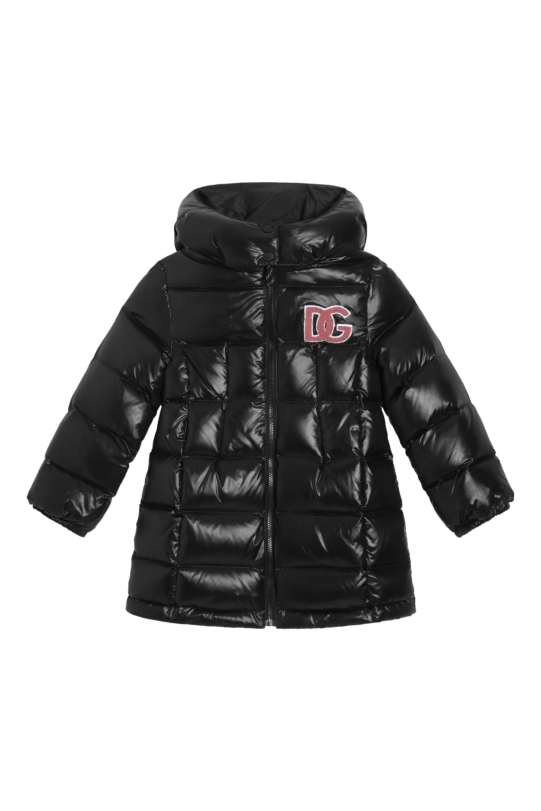 Kids Logo-Appliqu&eacute; Quilted Coat