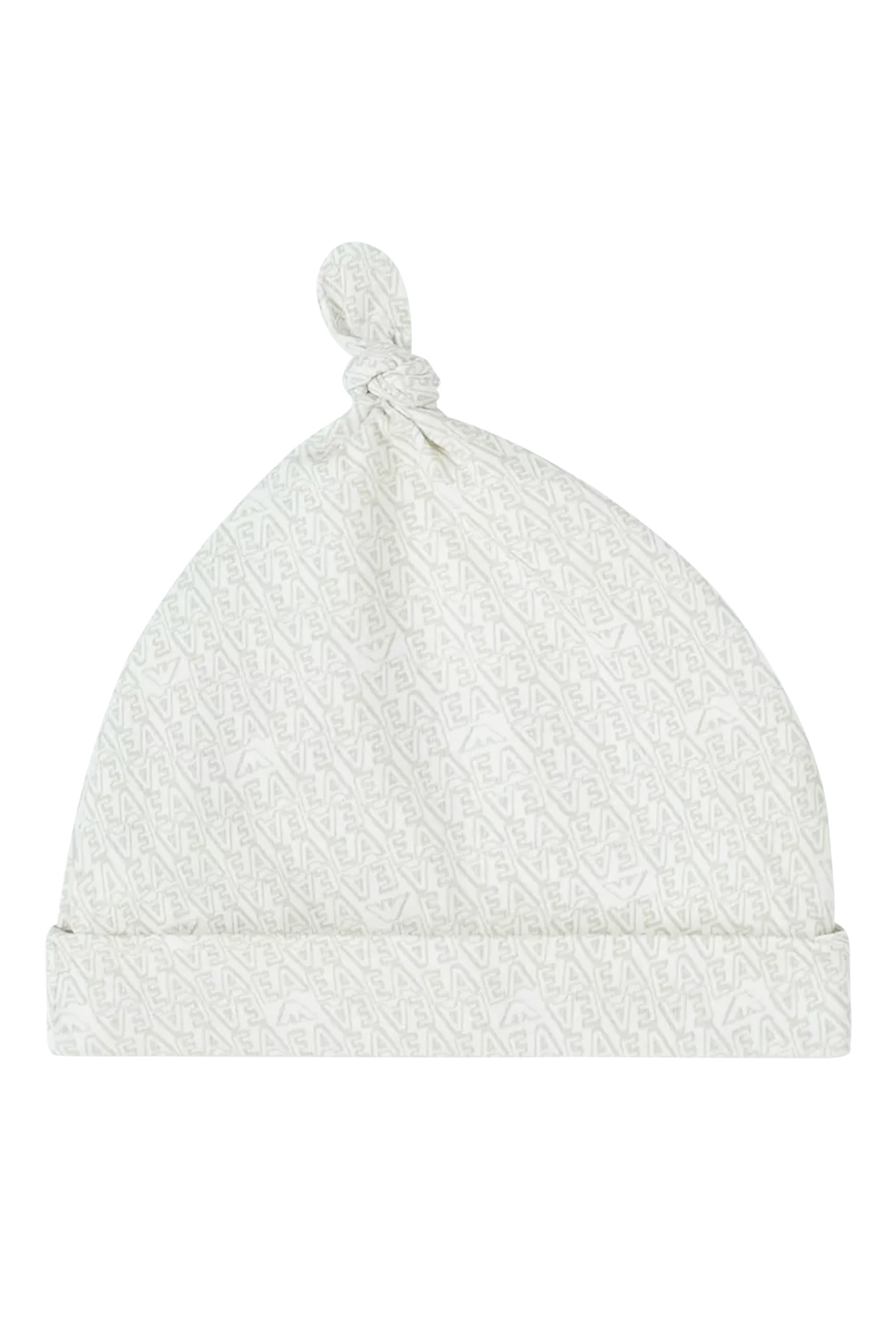 قبعة بيني بشعار الماركة للأطفال