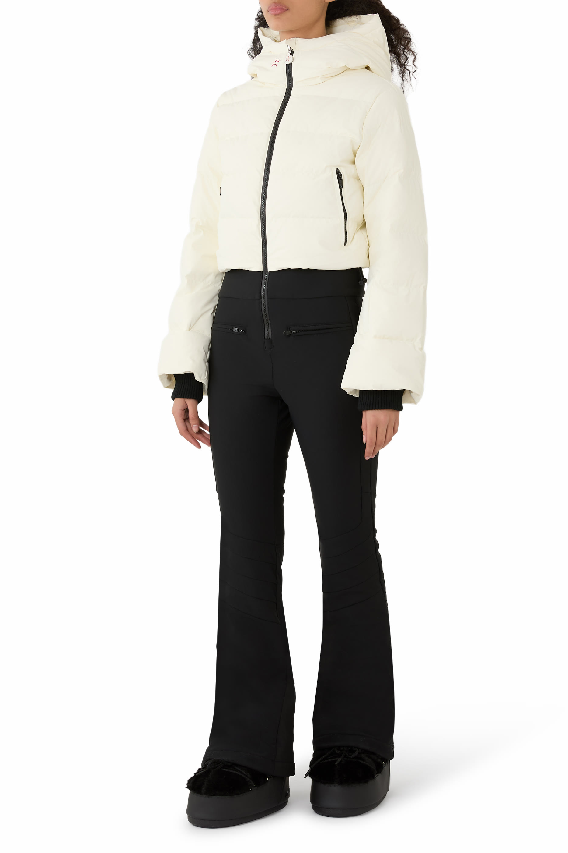 بدلة تزلج بولار بحواف واسعة