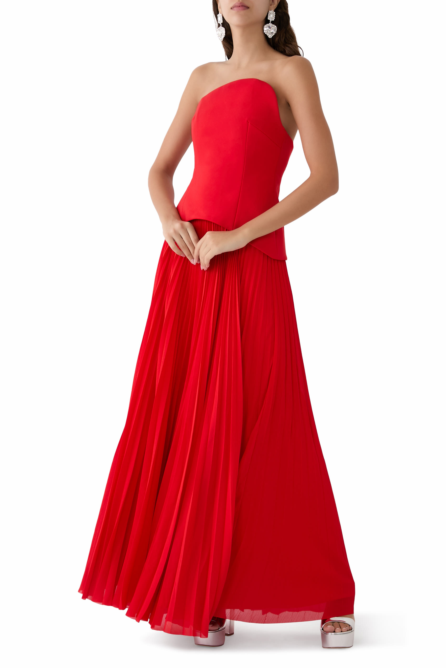 فستان بريت طويل