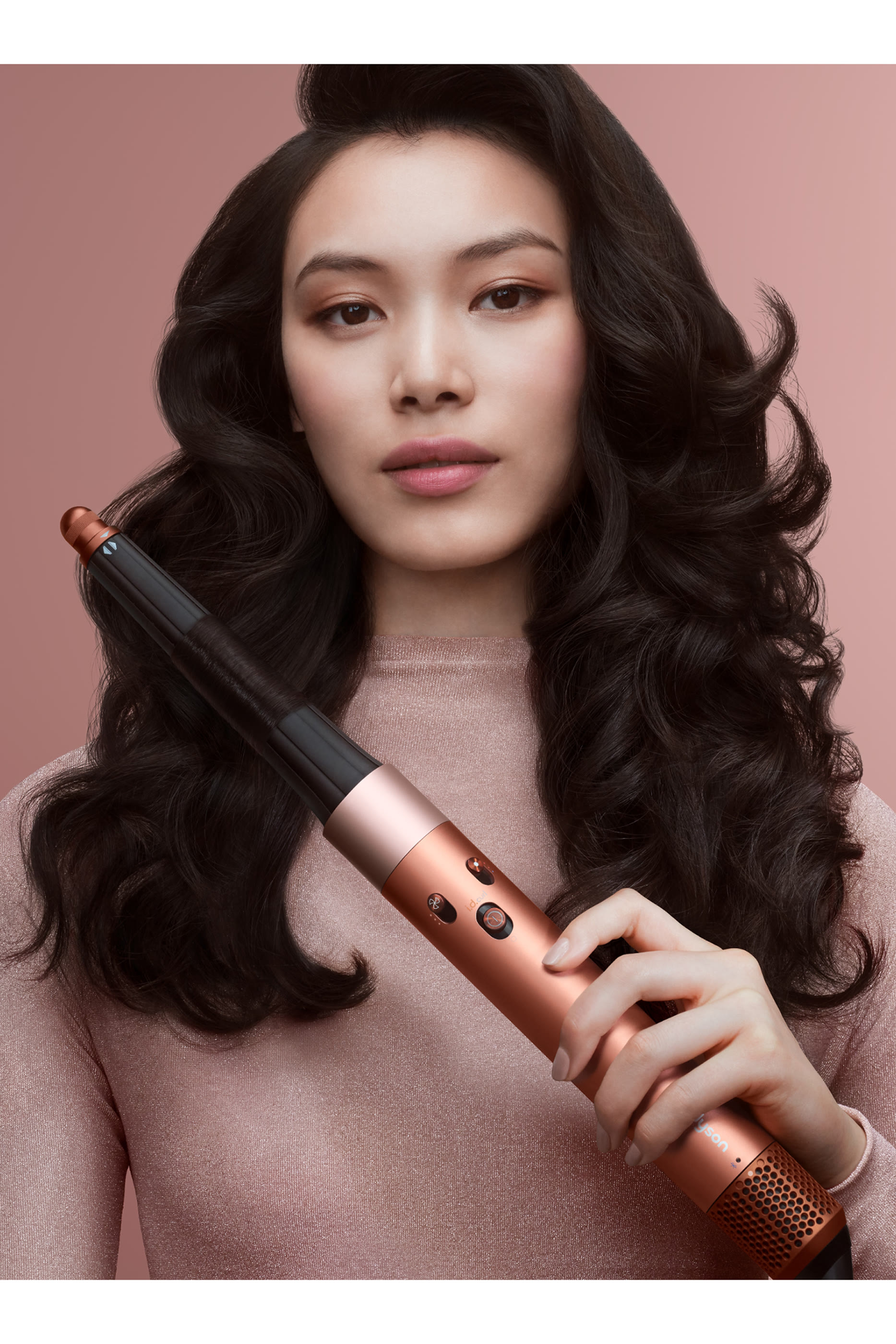 مجفف ومصفف شعر أيرراب آي. دي متعدد الإستخدامات _ للشعر الأملس و المجعد  (أمبر سيلك)