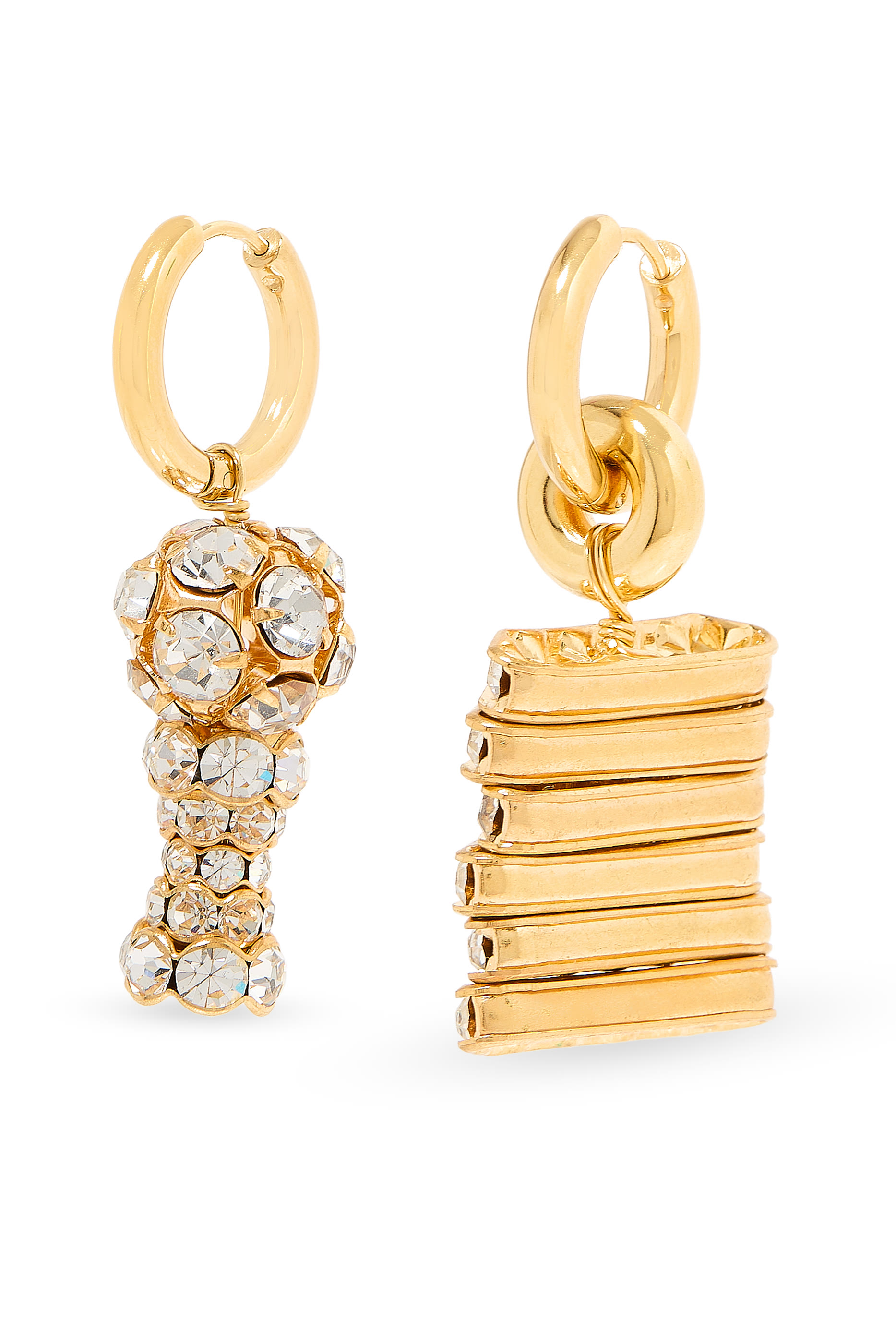 أقراط دائرية لاين اند كيوب