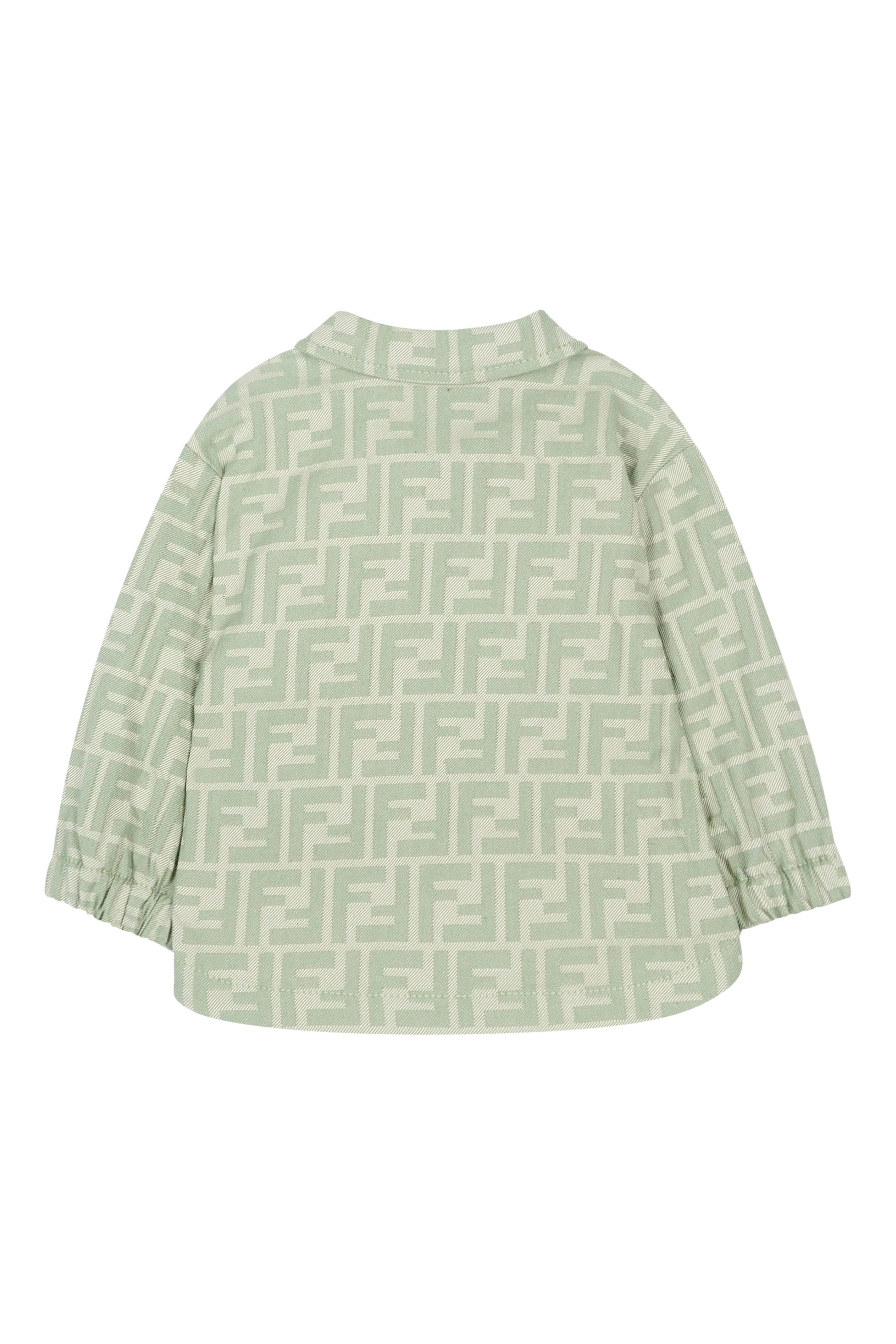 جاكيت بشعار الماركة بالكامل للأطفال