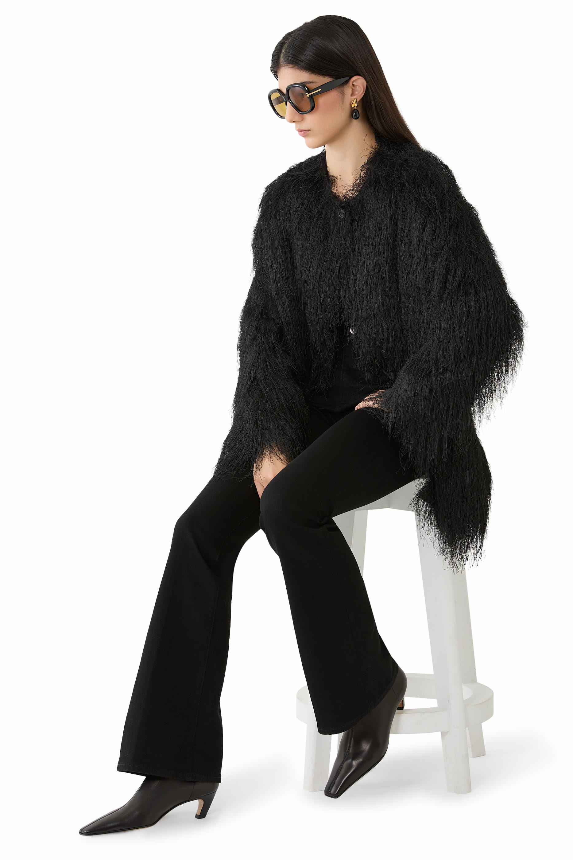 حذاء بوت أريزونا 40 بطول الكاحل مطاطي