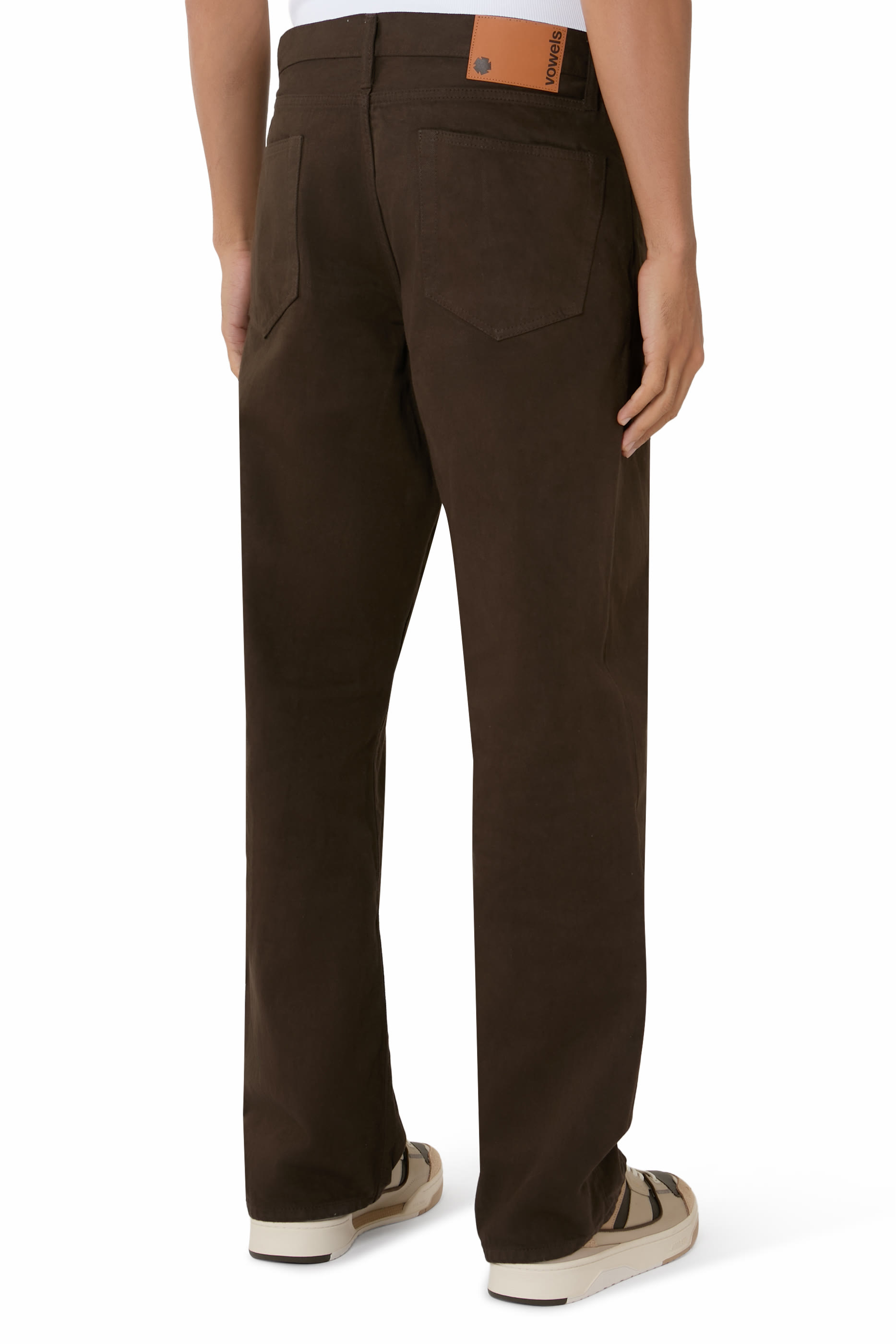 بنطال جينز بقصة مستقيمة دنيم