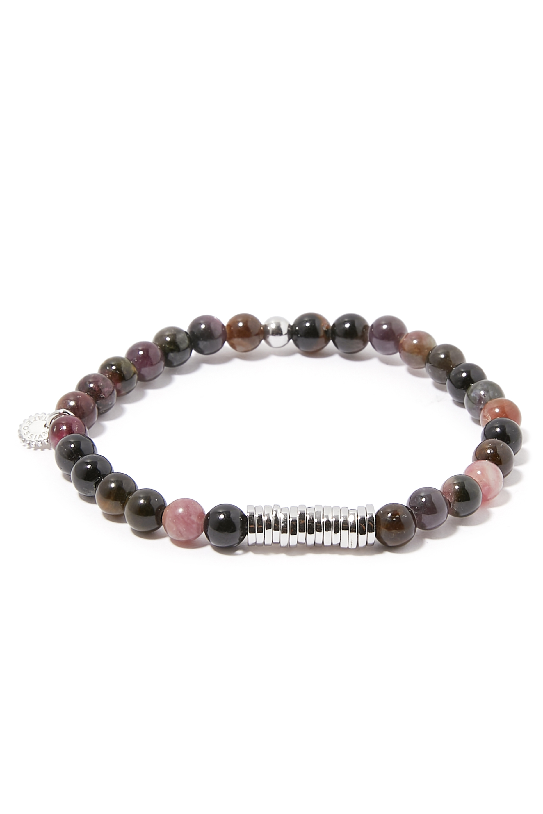 سوار فضة بخرز