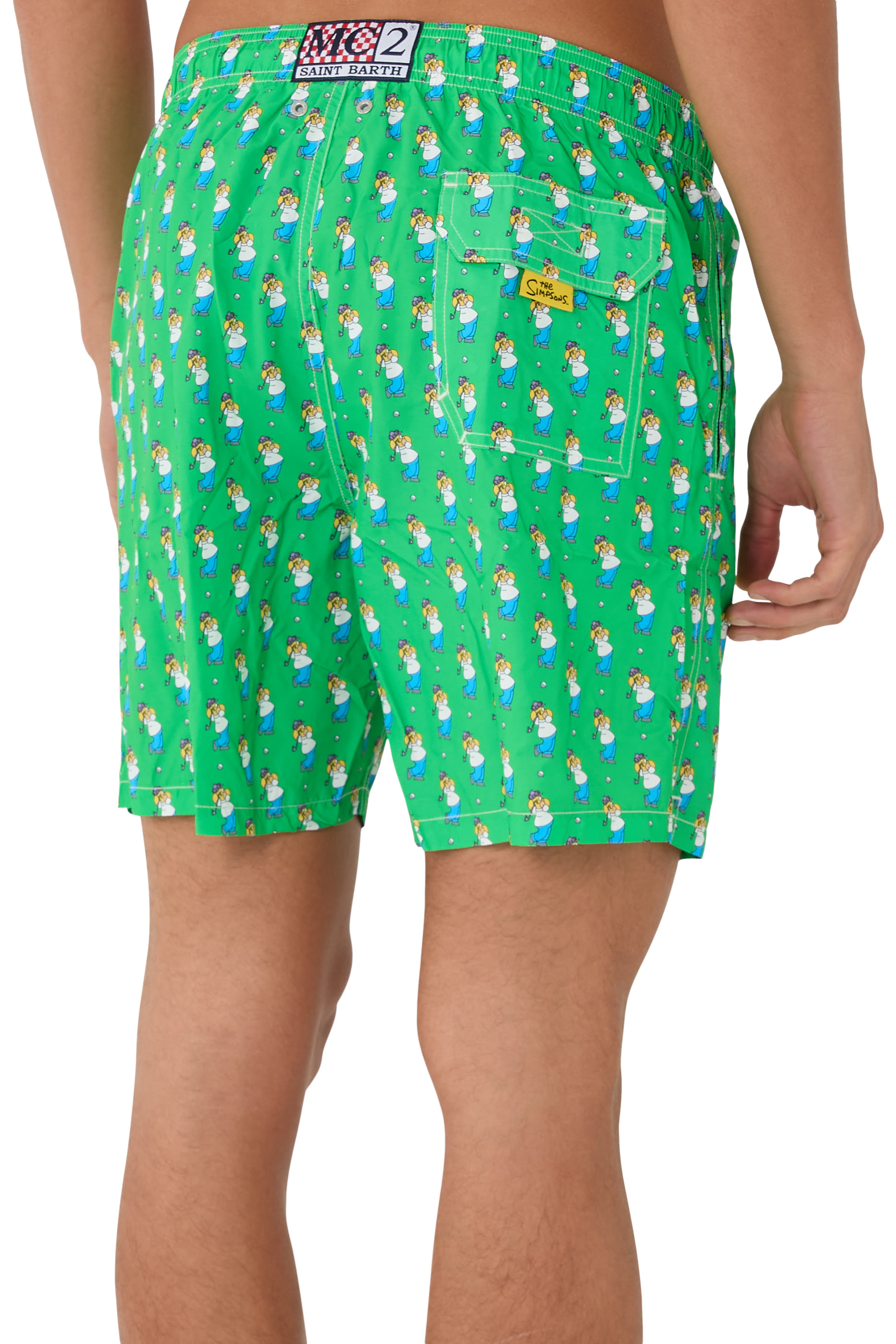 Lighting Lightweight Swim Shorts with Homer Golf Print