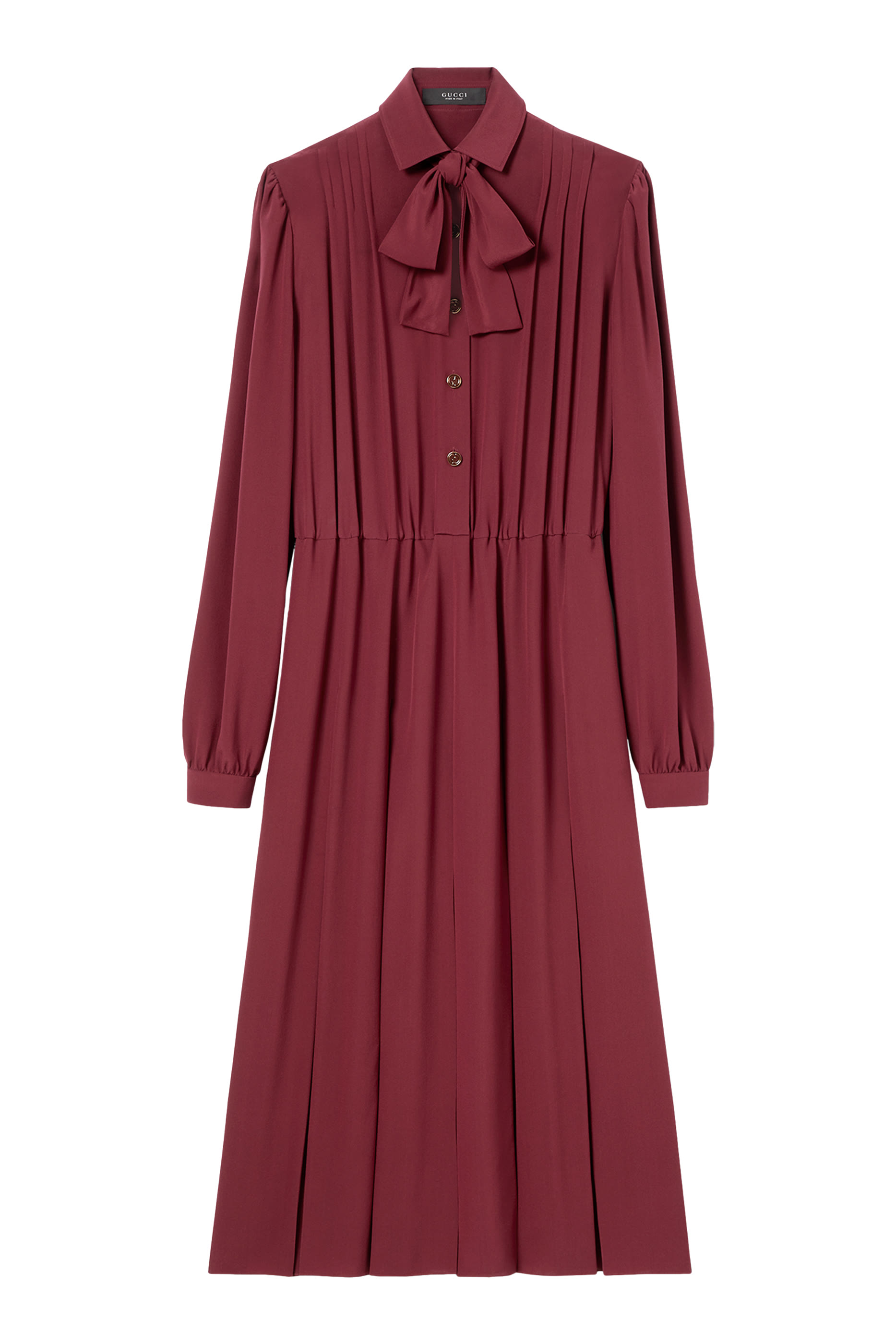 فستان حرير كريب صيني