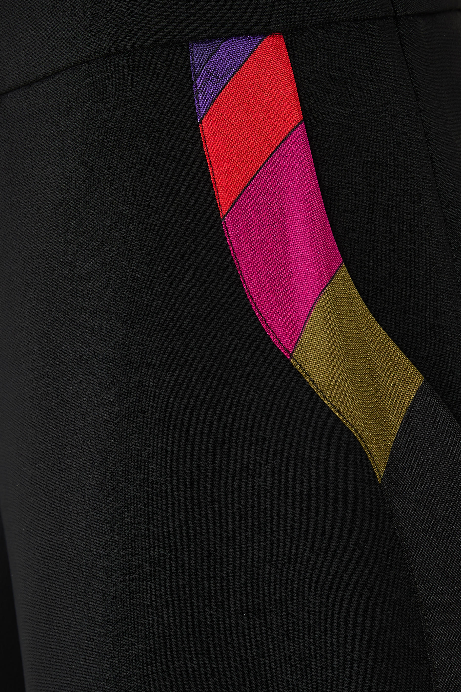 Trousers with Printed Iride Details 