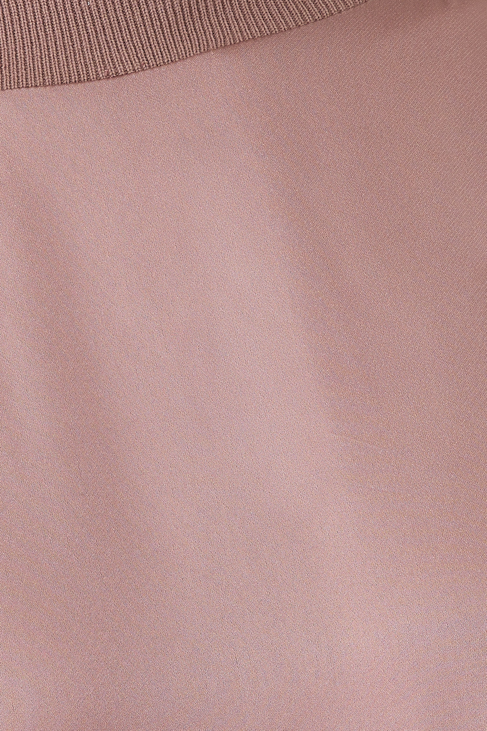 فستان متوسط الطول ستان حرير