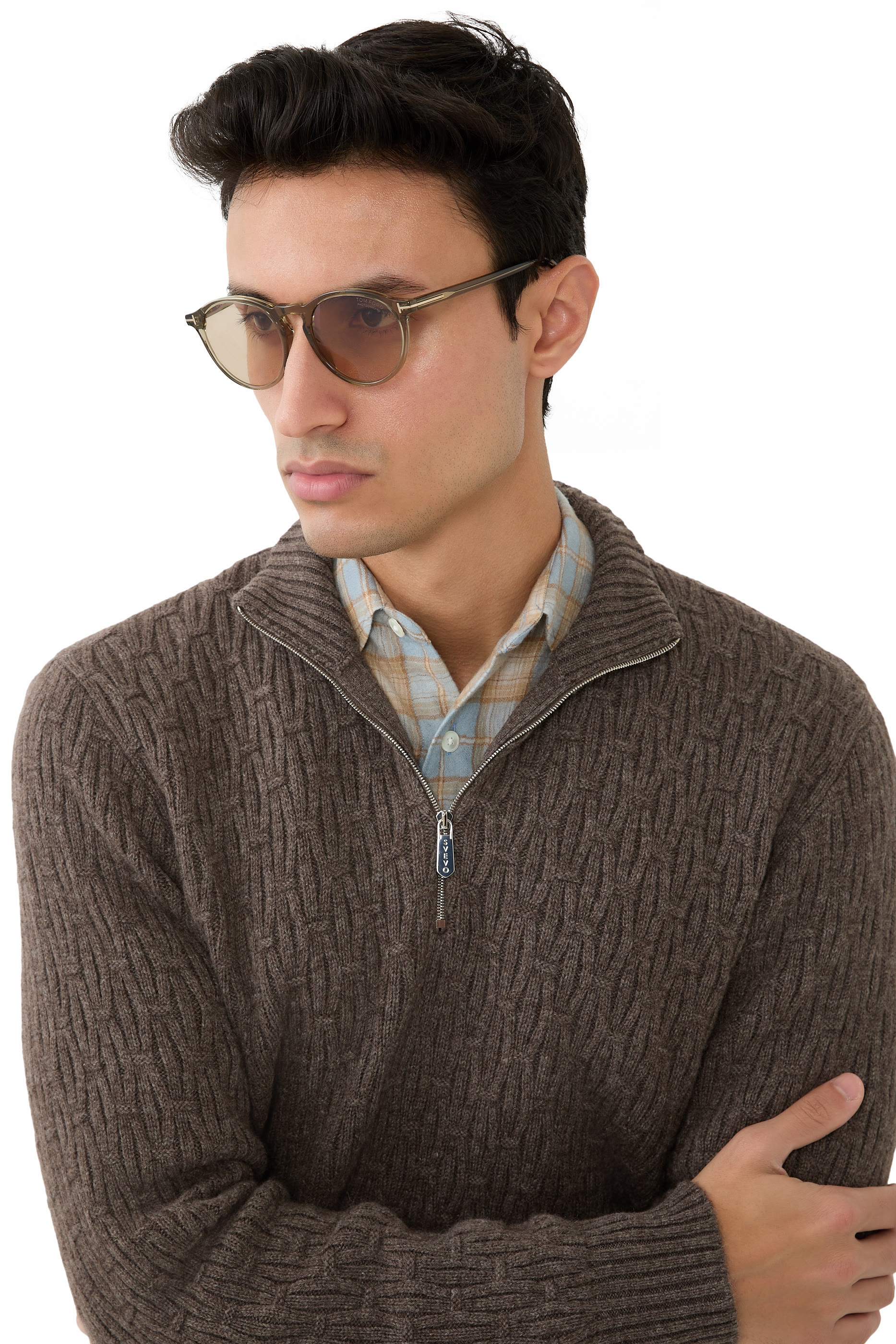 نظارة هولت شمسية بإطار مستدير