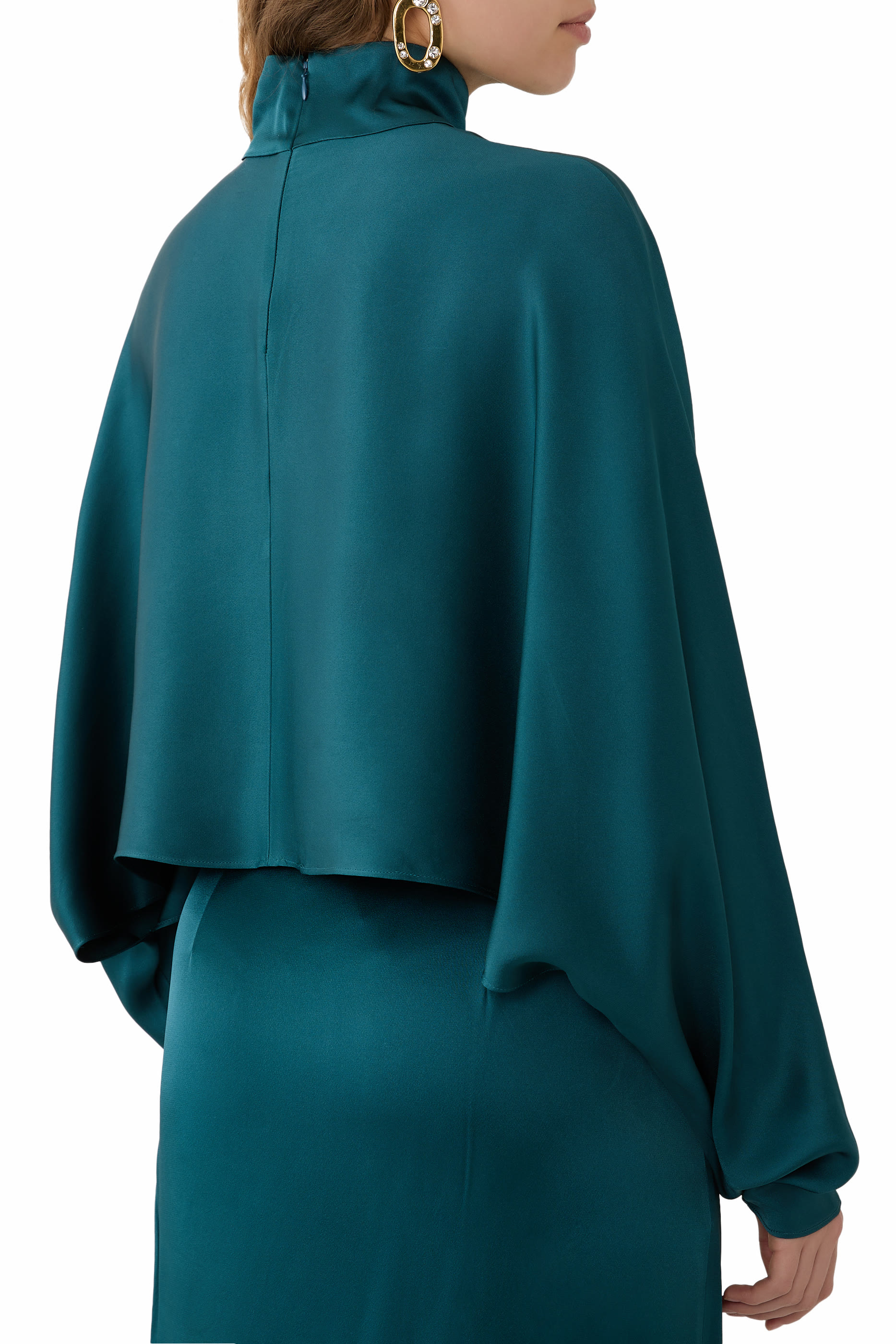 بلوزة قفطان ساتان