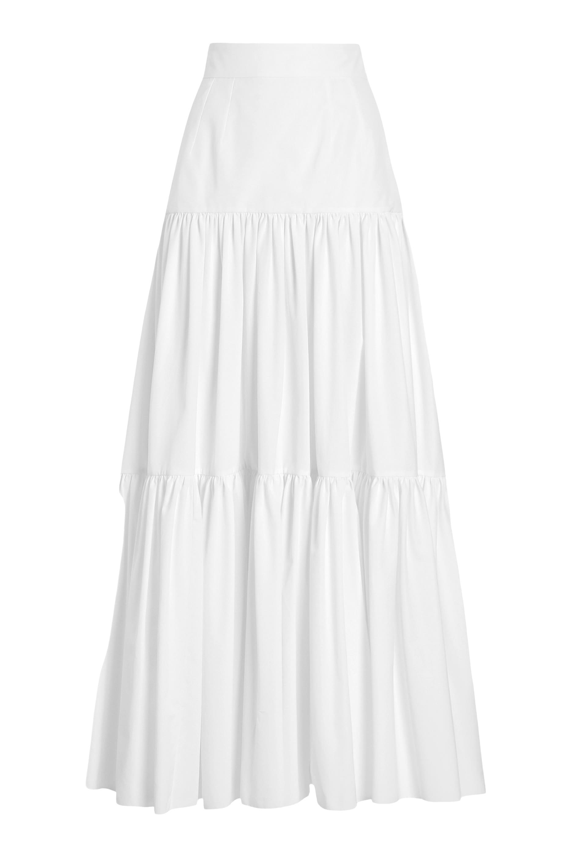 تنورة طويلة بتصميم متدرج