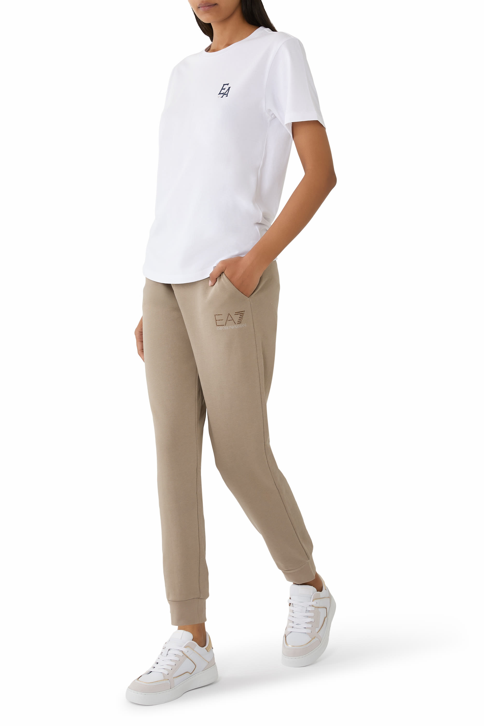 تيشيرت بنقشة شعار الماركة جيرسيه