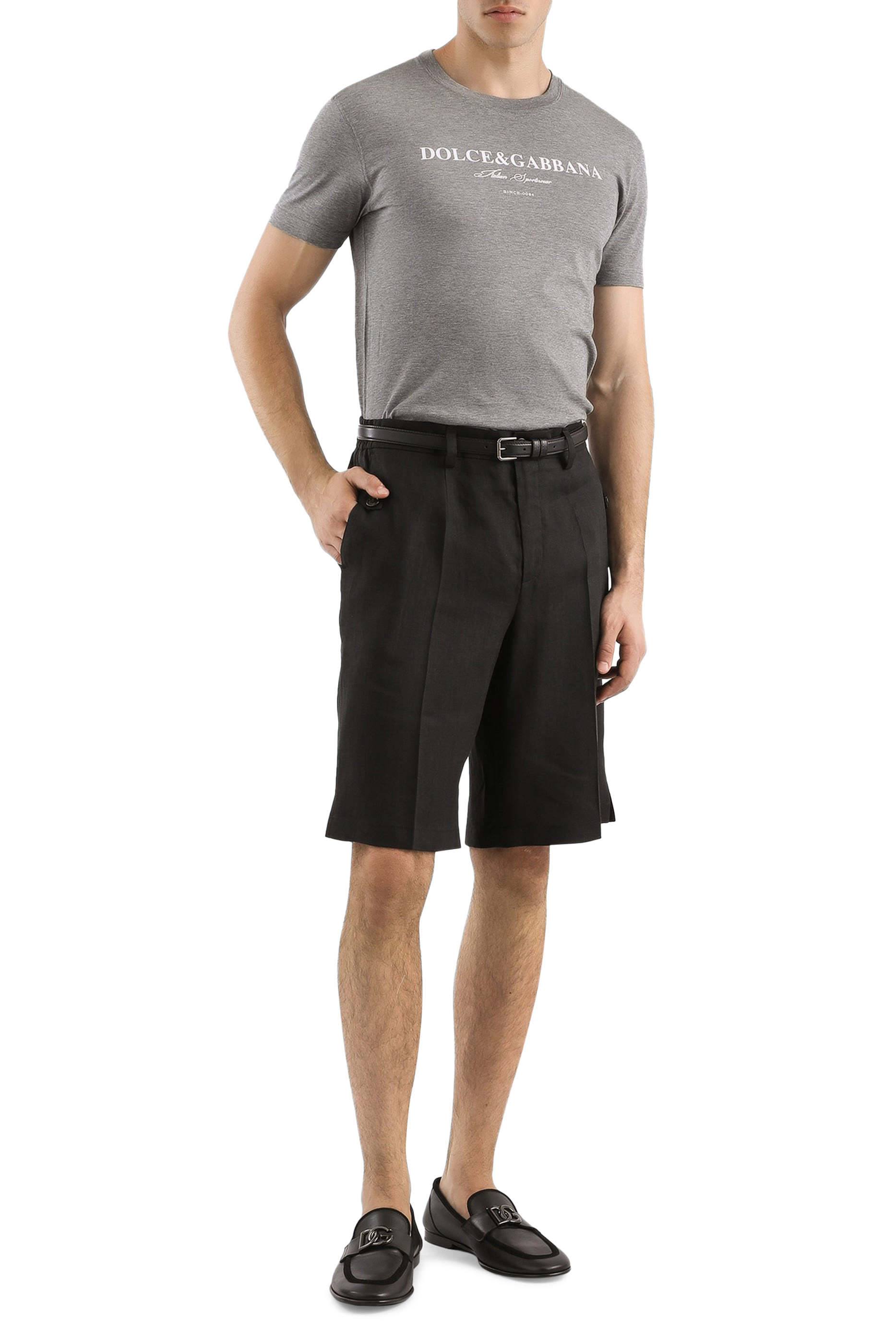 تيشيرت بشعار الماركة قطن