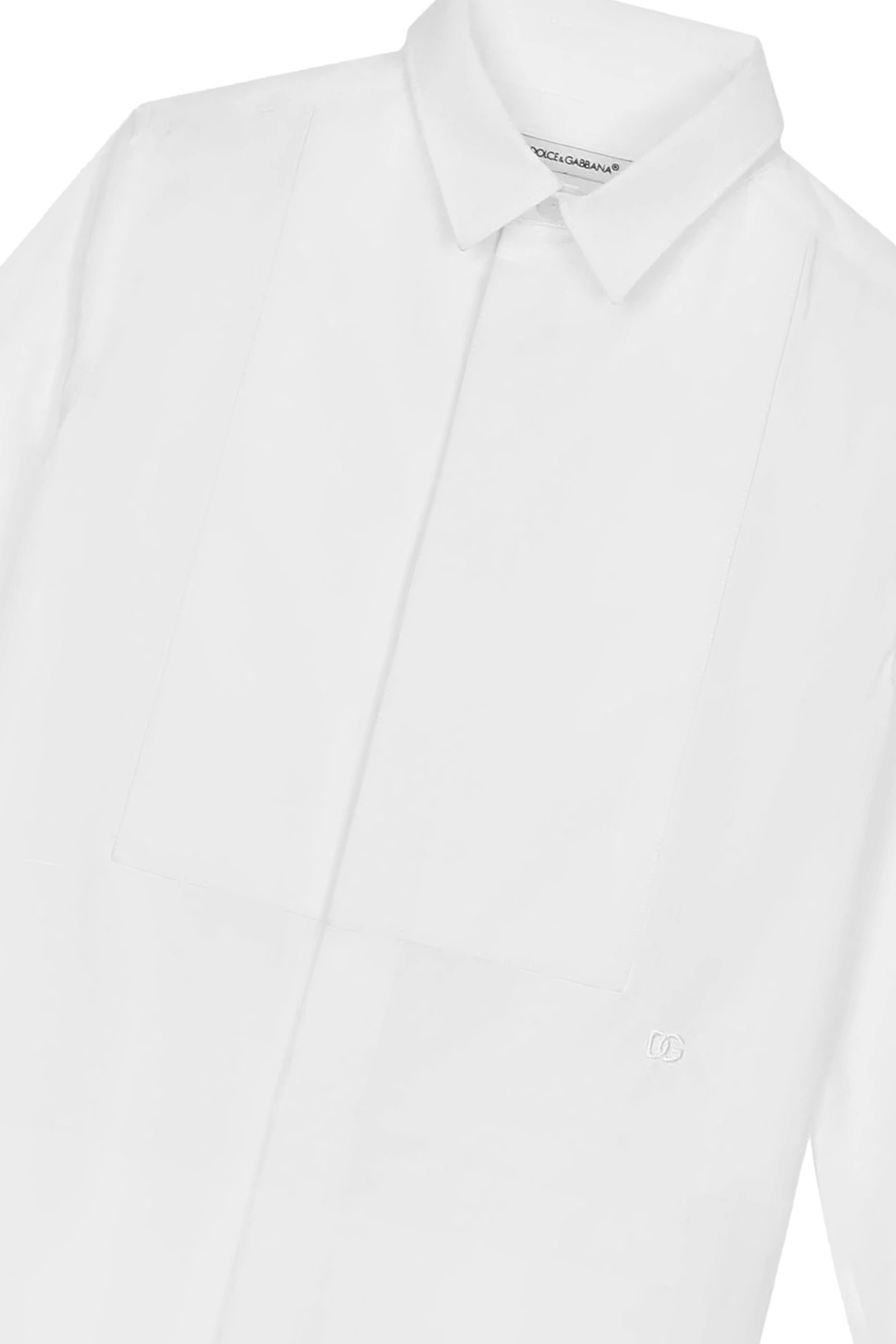 قميص مطرز بشعار الماركة للأطفال