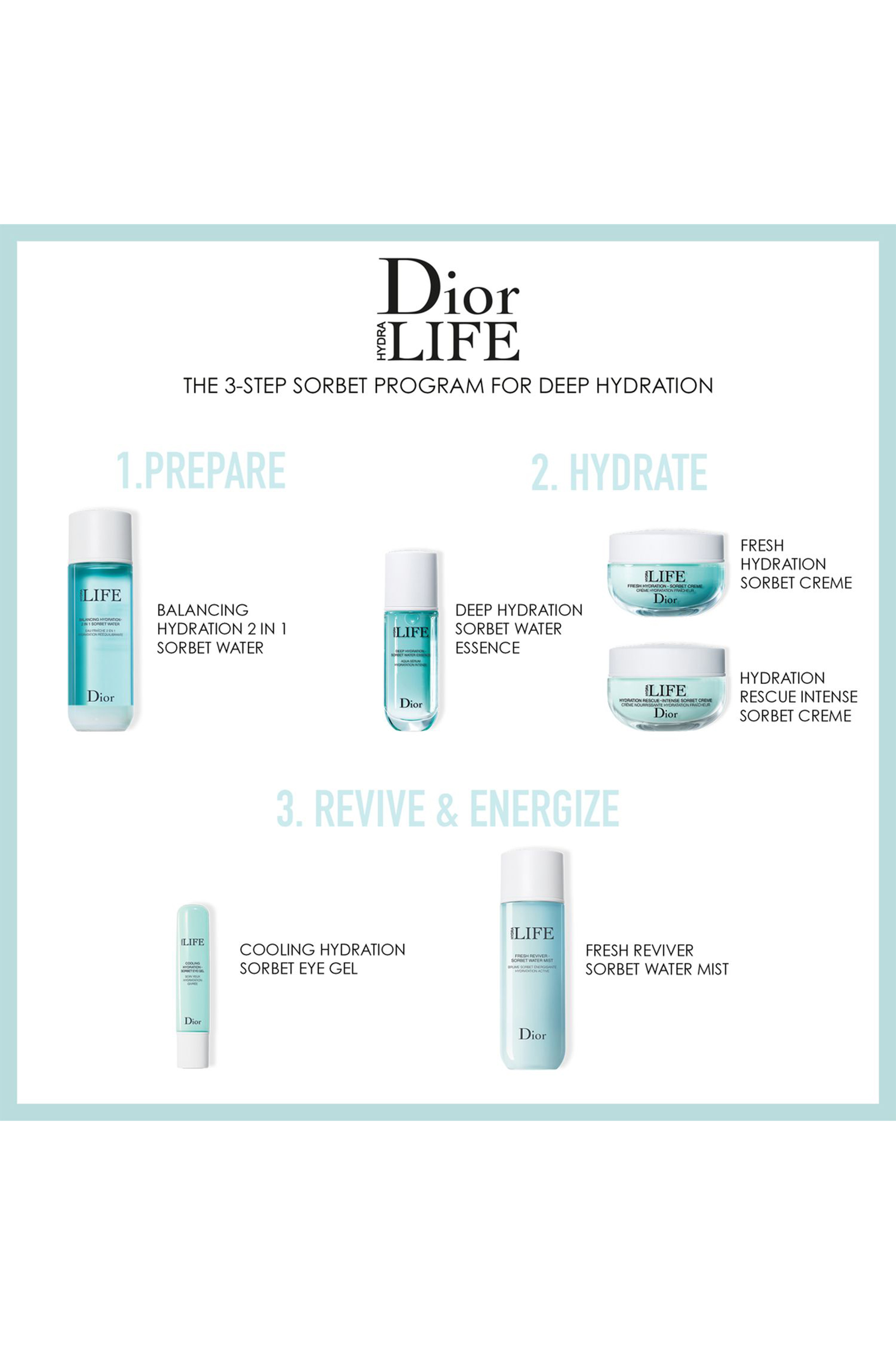 مستحضر ديور هيدرا لايف للترطيب العميق - سوربيه ووتر