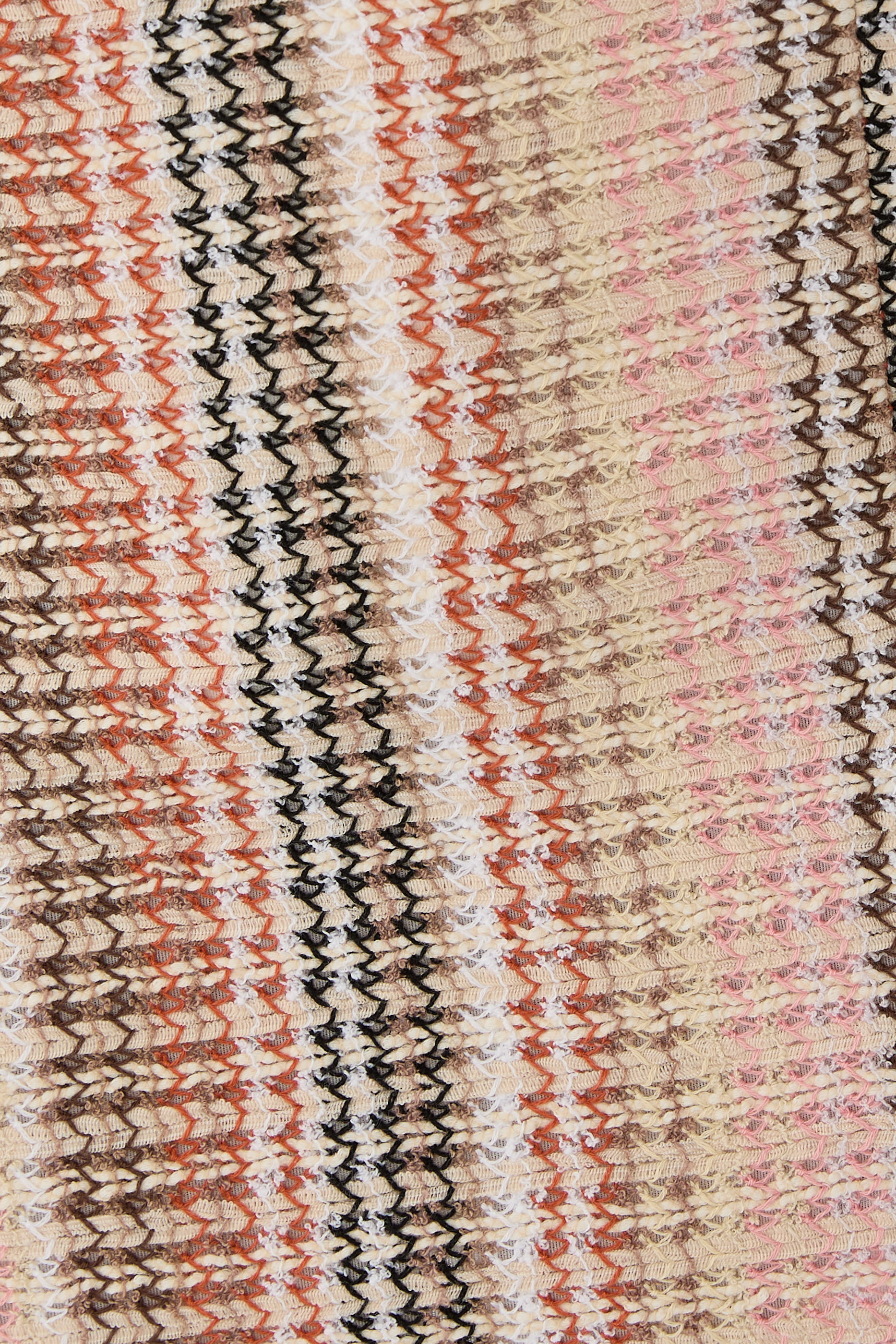 تنورة كاباردوني قصيرة بفتحة ونقشة مزيج قطن