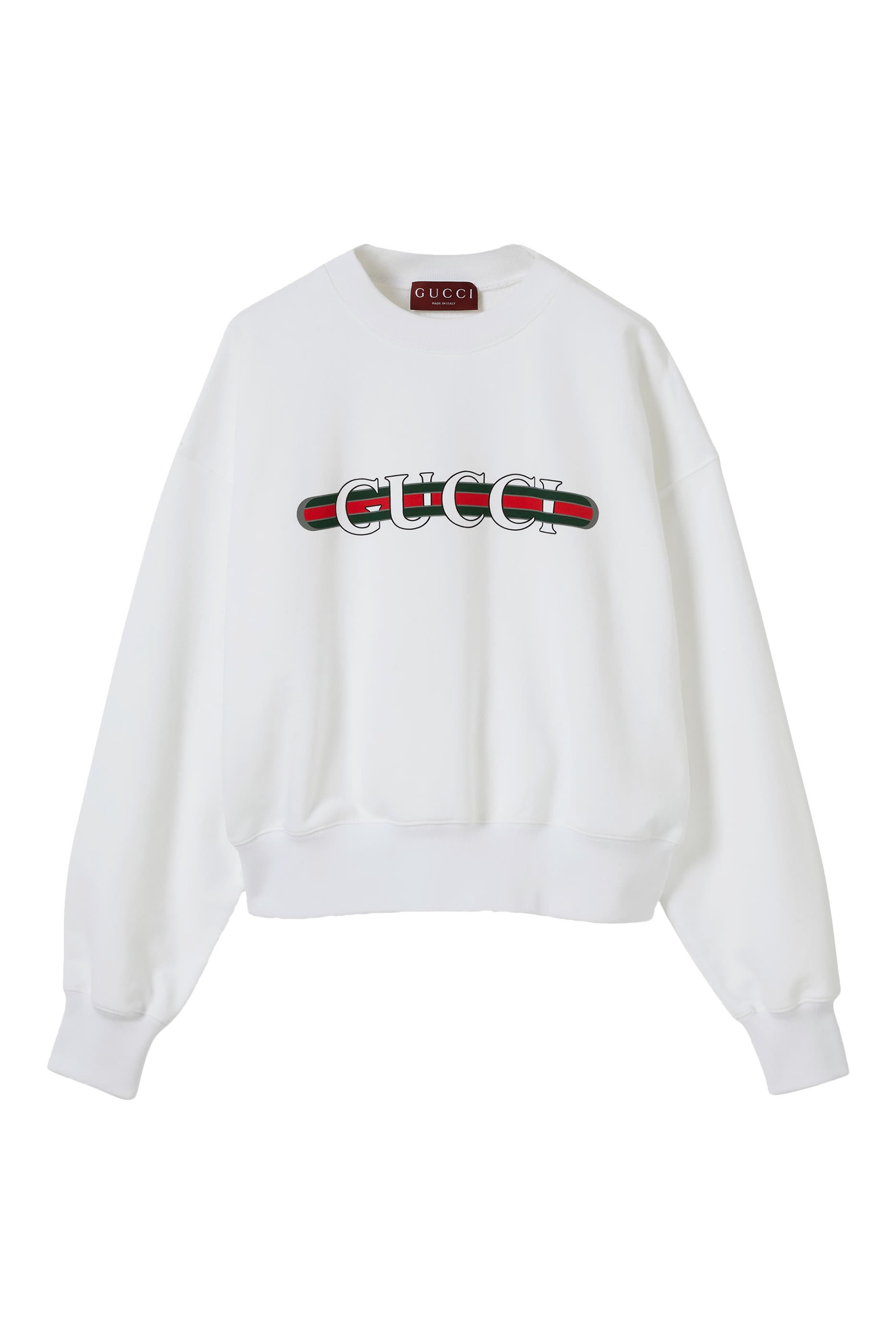 سويت شيرت بنقشة شعار الماركة قطن جيرسيه