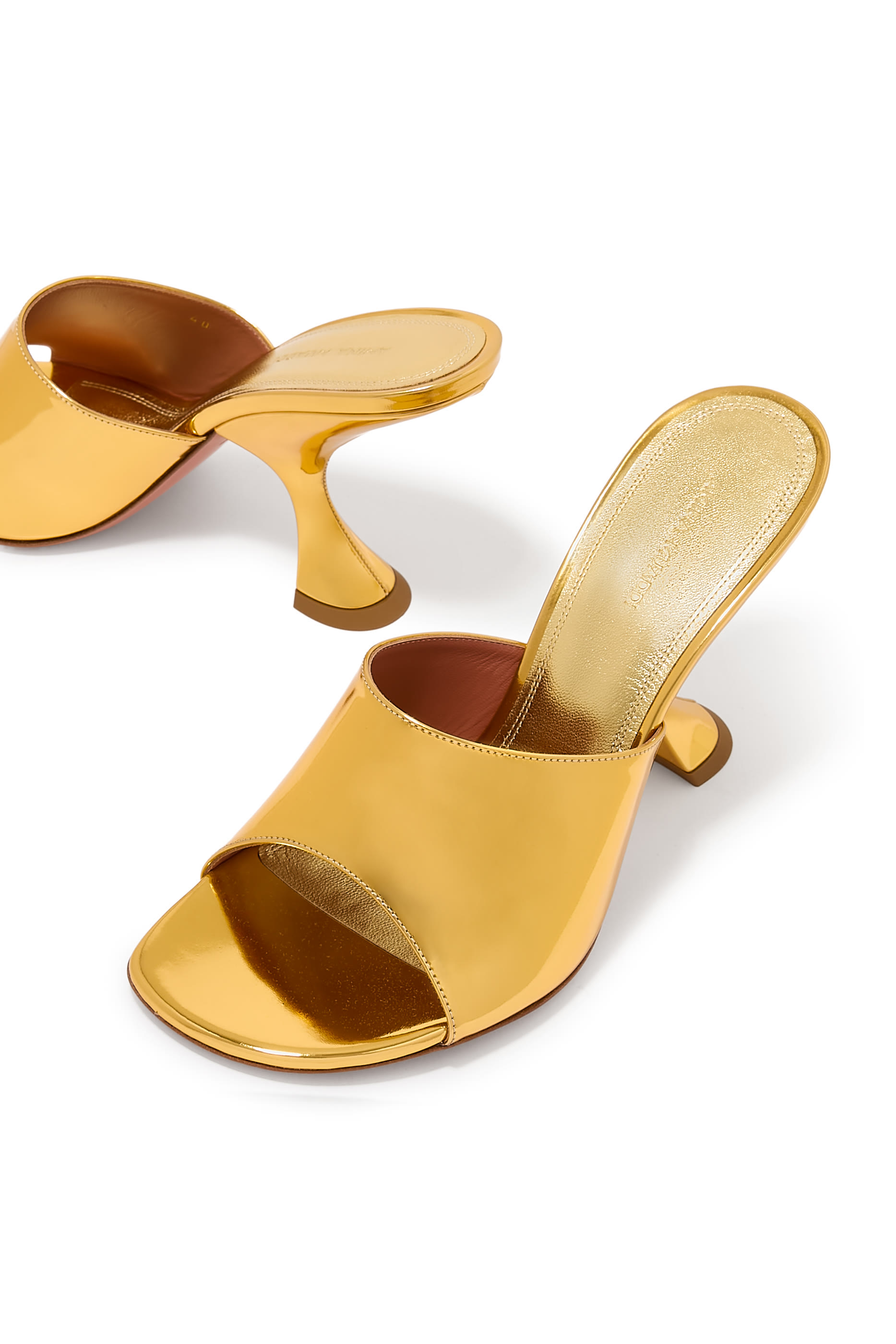 حذاء تايلور 90 مفتوح من الخلف بكعب سميك ومقدمة مفتوحة