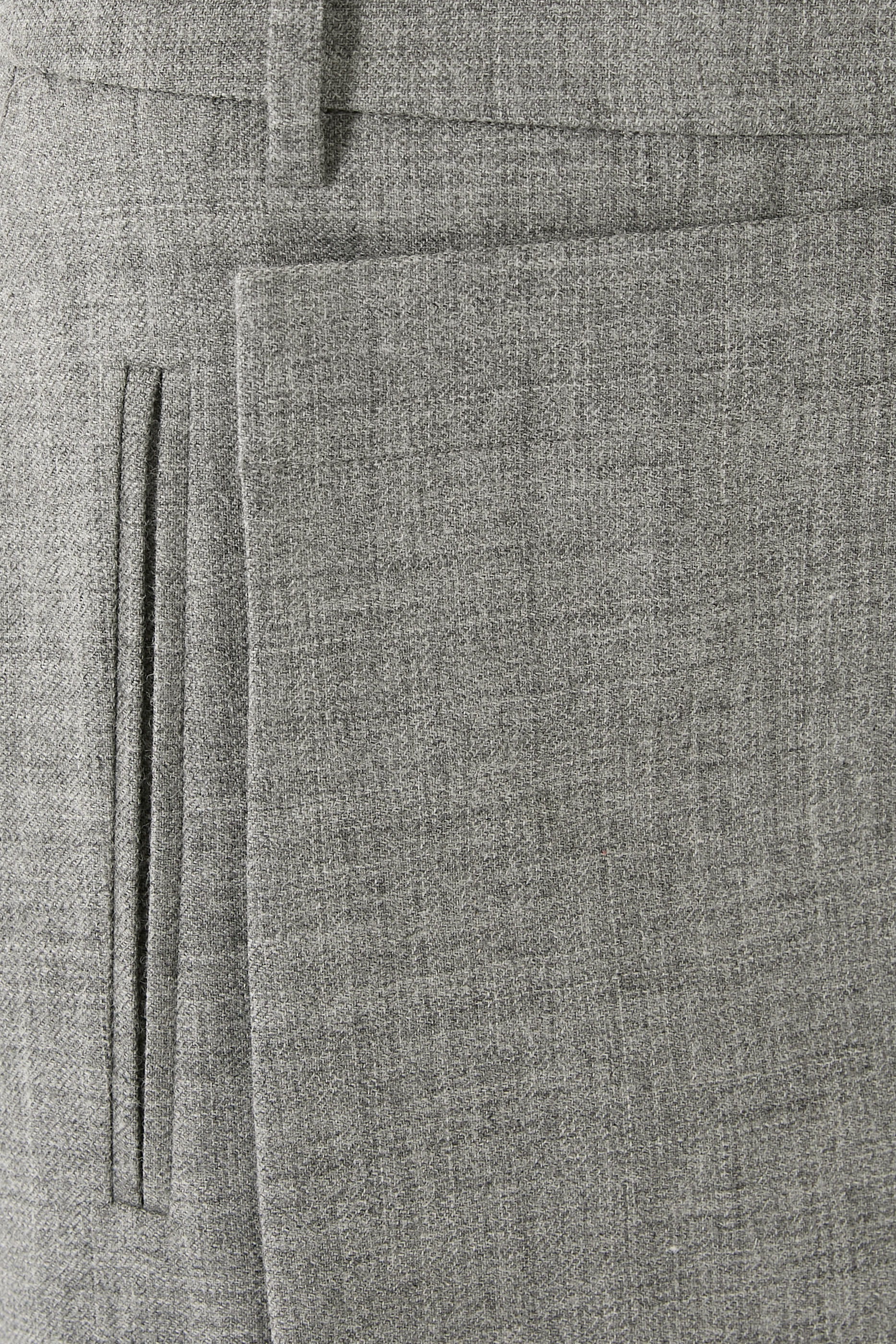 تنورة طويلة بتصميم ملفوف صوف بوندد معالج