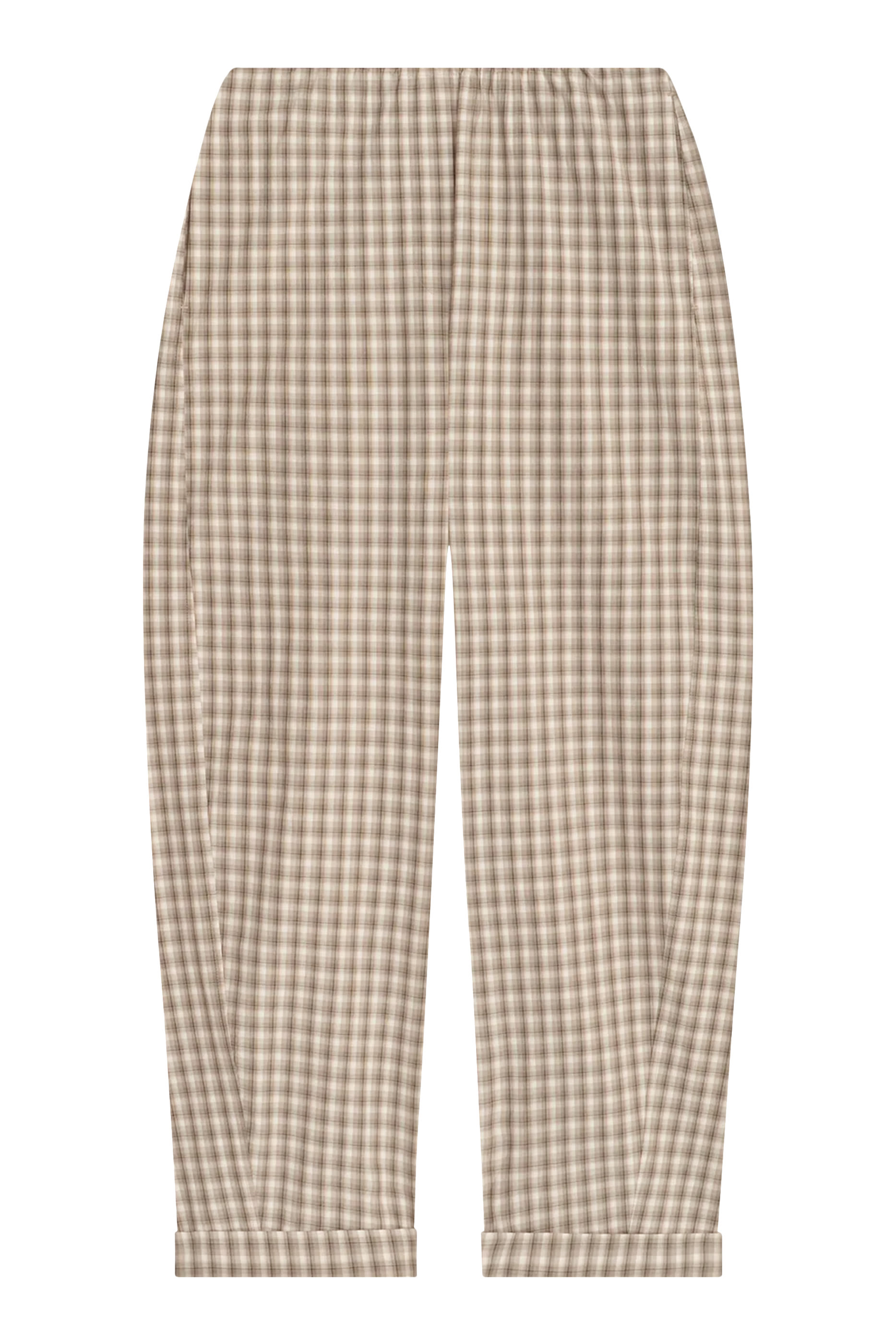 بنطال يايوي بنقشة مربعات