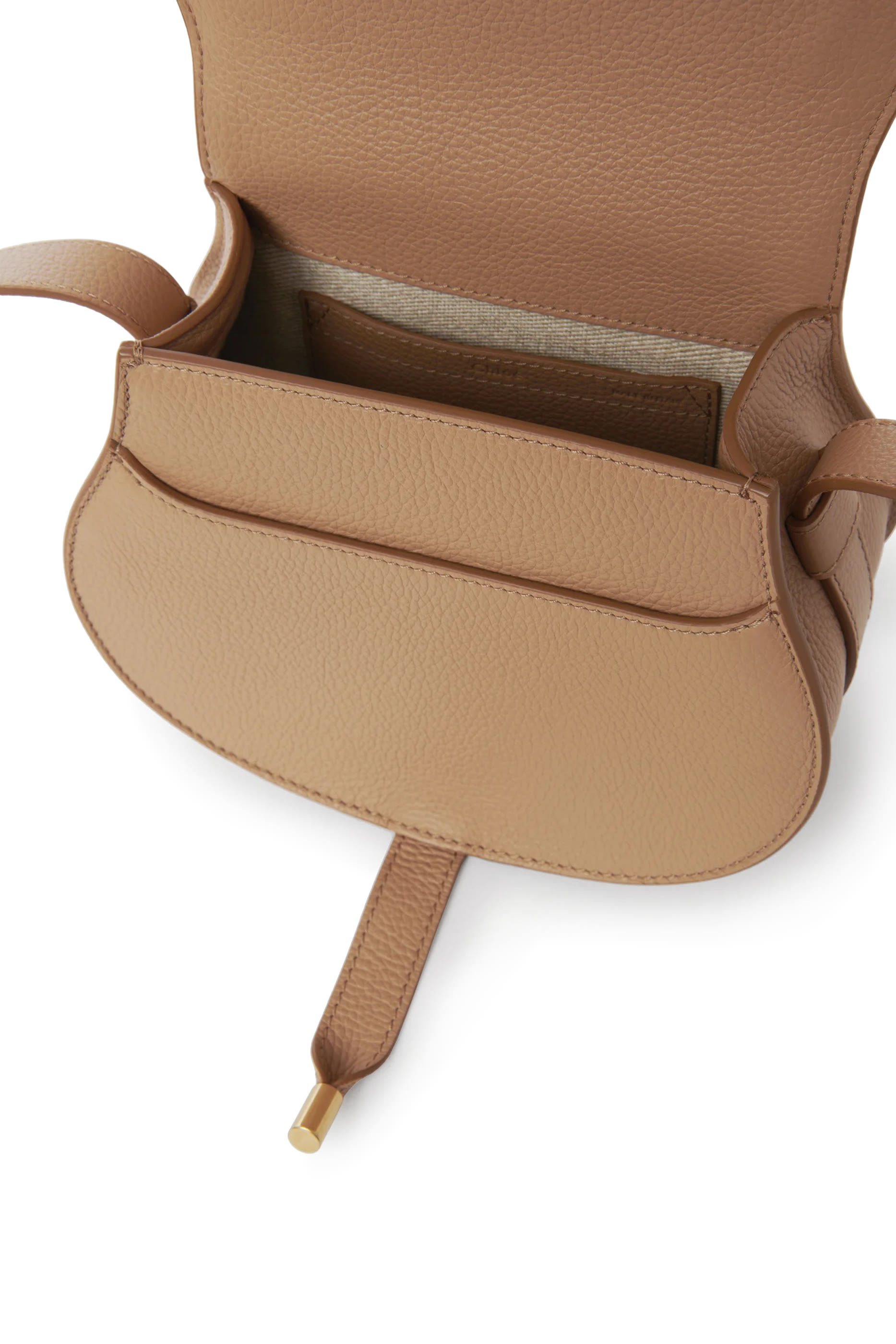 حقيبة سادل مارسي صغيرة جلد عجل بارز