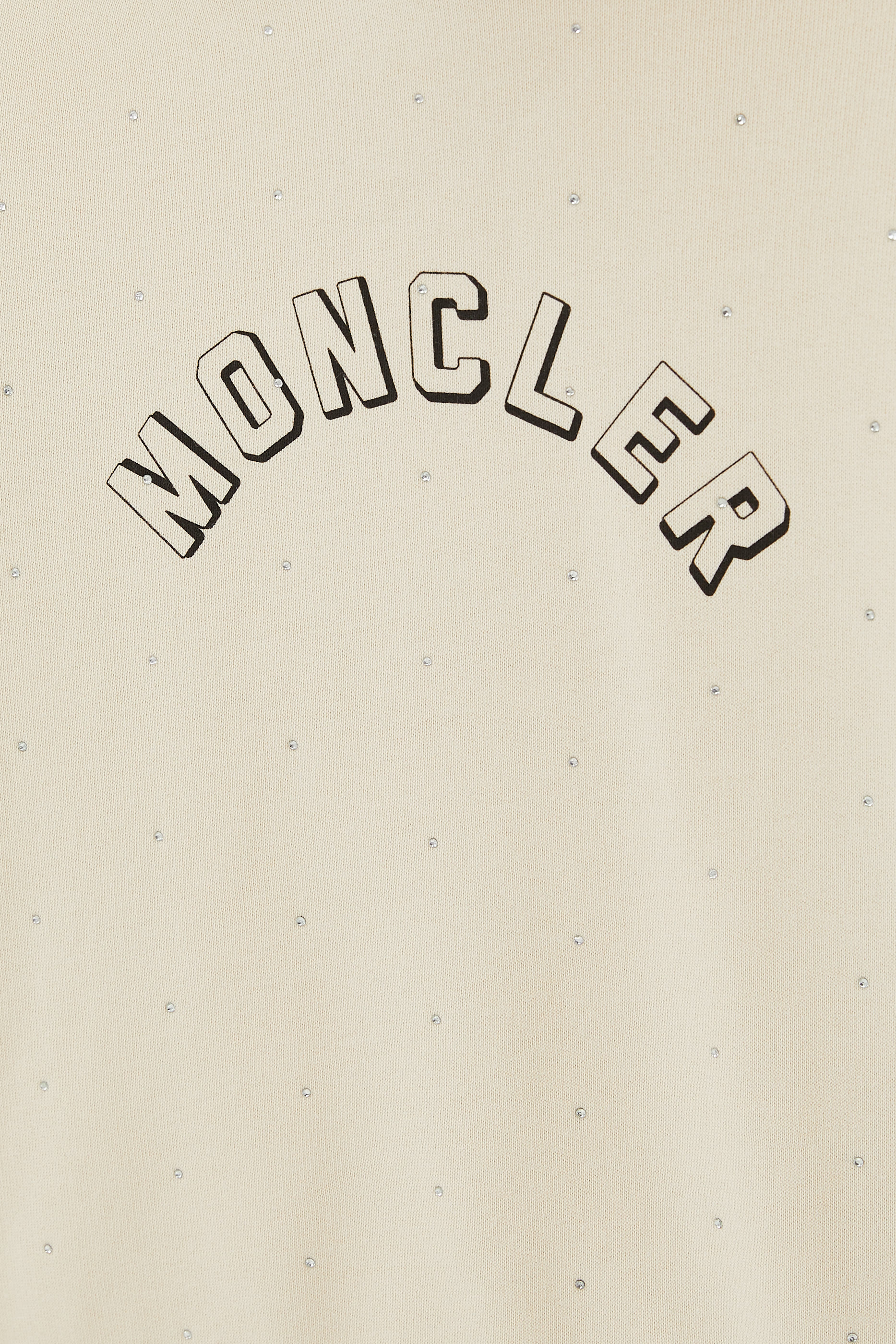 فستان للأطفال بغطاء رأس وشعار الماركة المطرز بكريستال