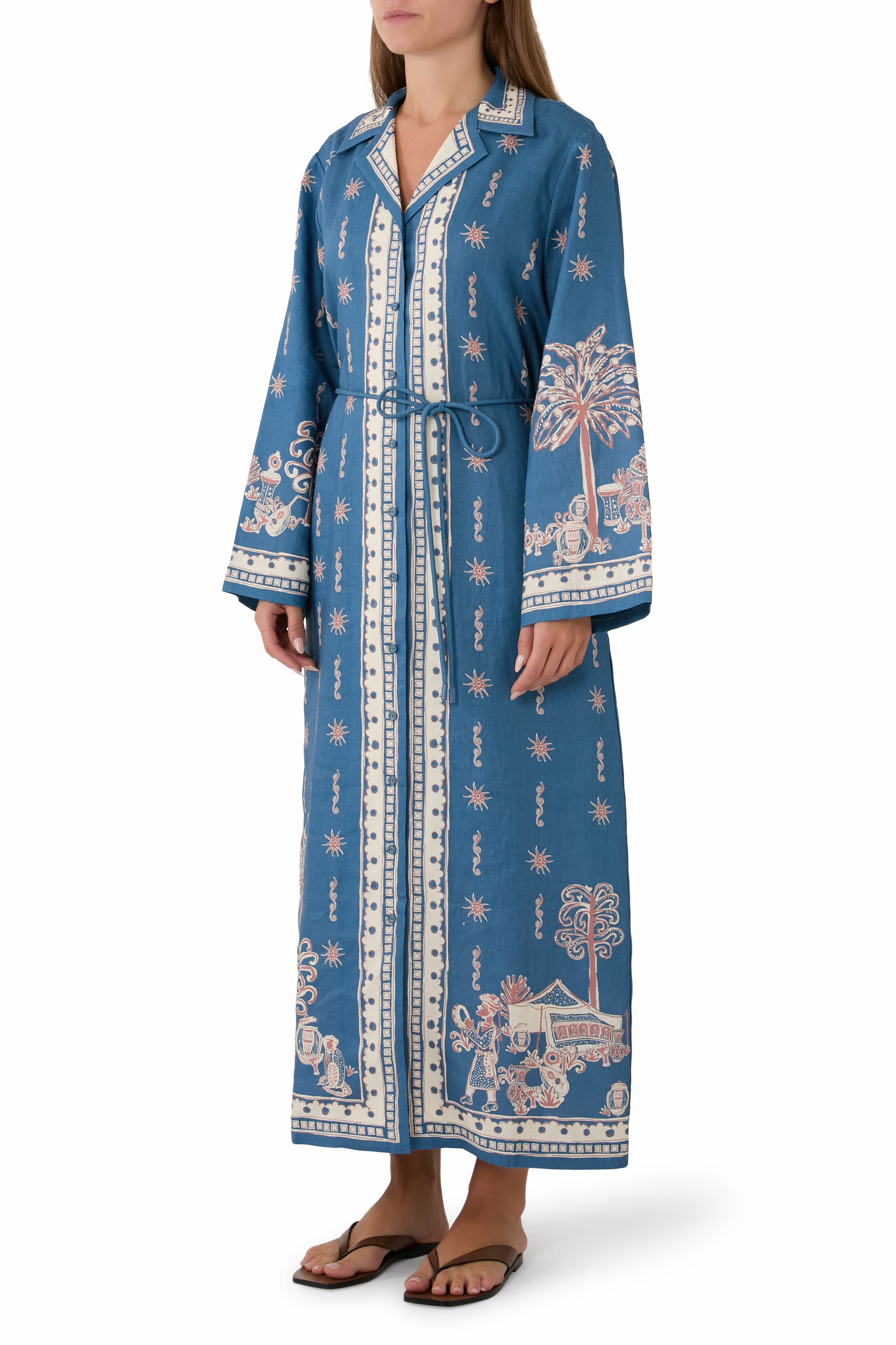 فستان أكاسيا بتصميم قميص