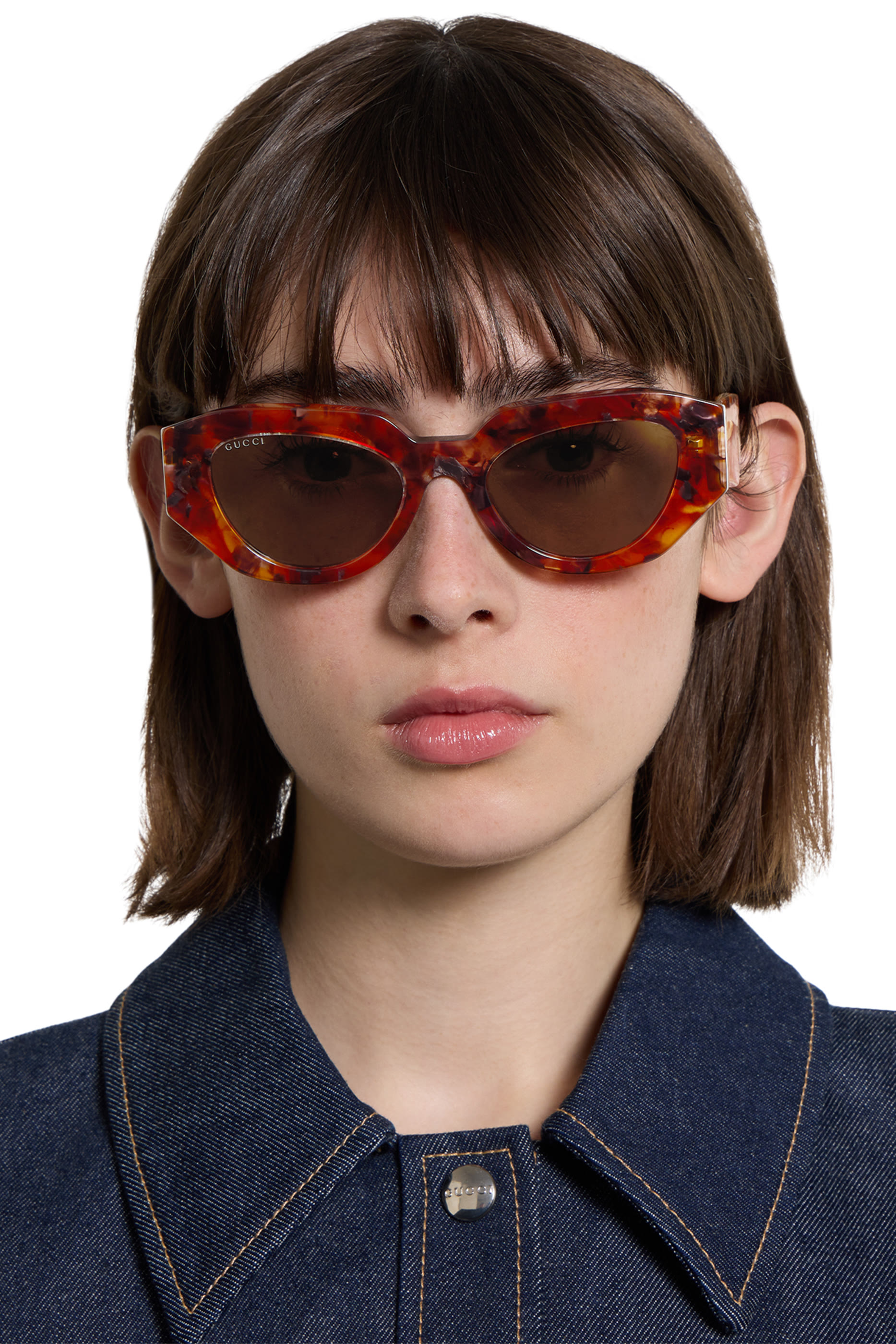 GG2007S Cat Eye Frame Sunglasses