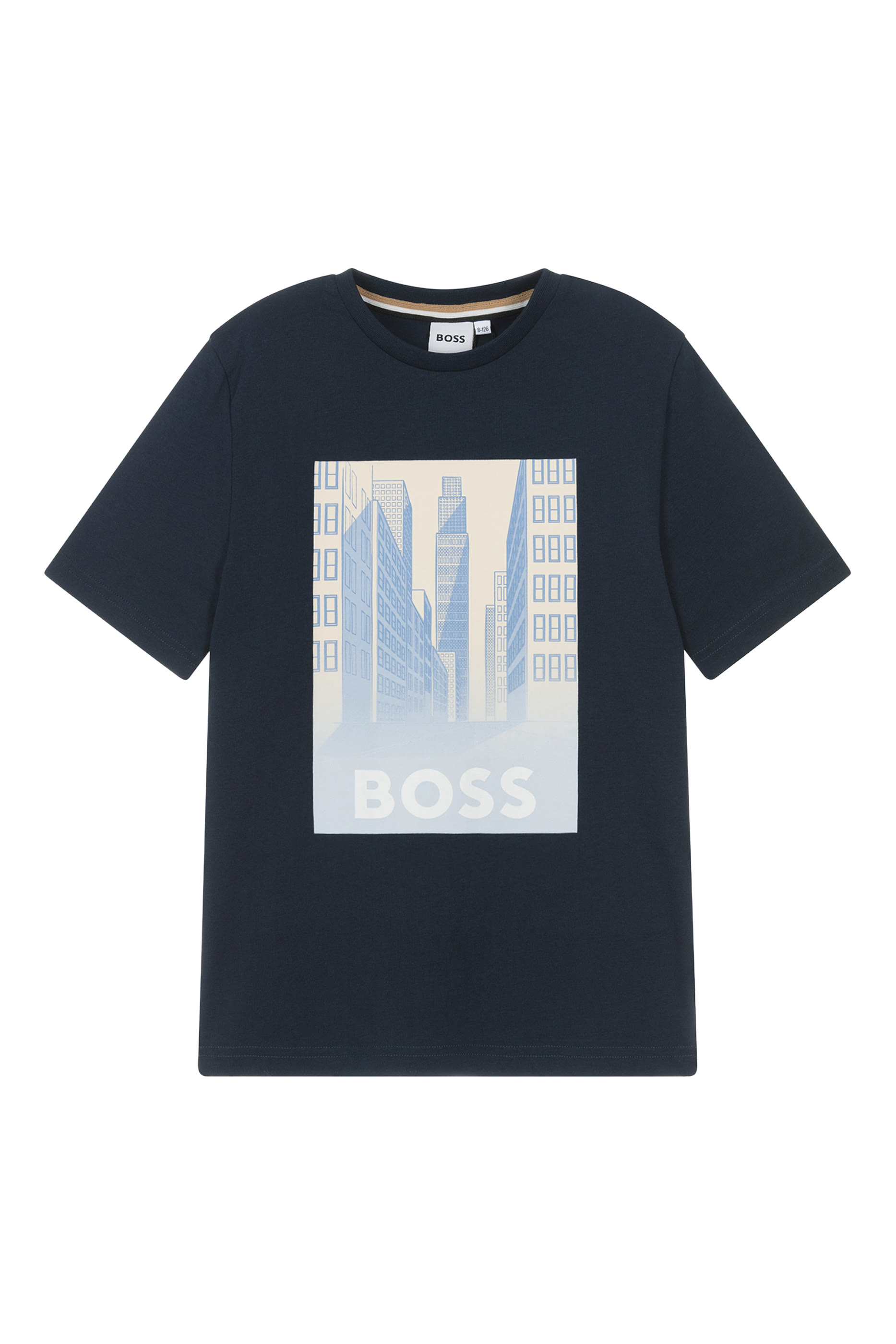 تيشيرت بشعار الماركة للأطفال