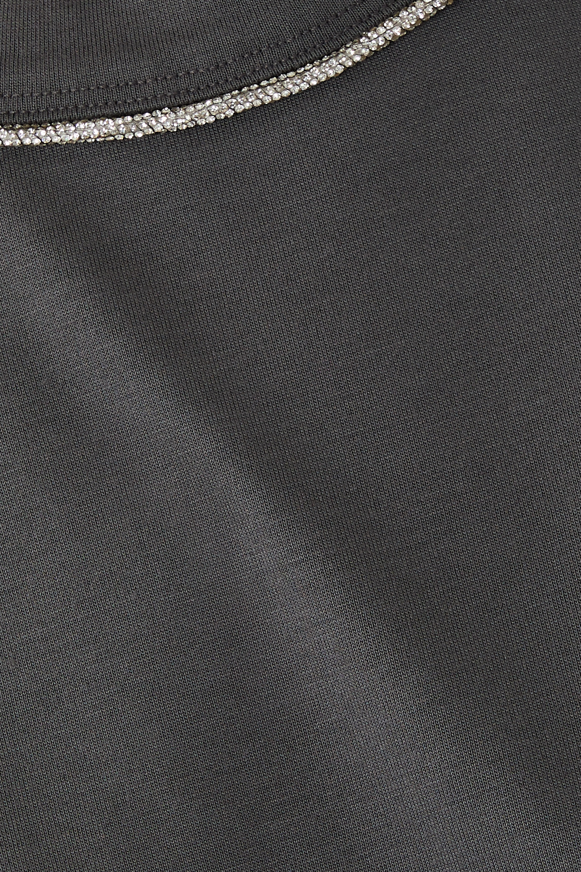 تيشيرت مزين بحافة من حجر الراين